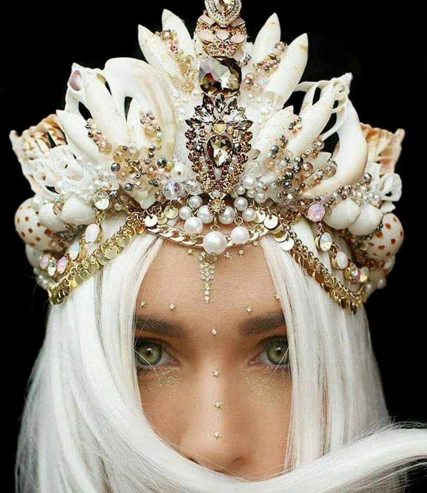 Mermaid Crown by Chelsea\'s Flower Crowns Chelsea main image 3