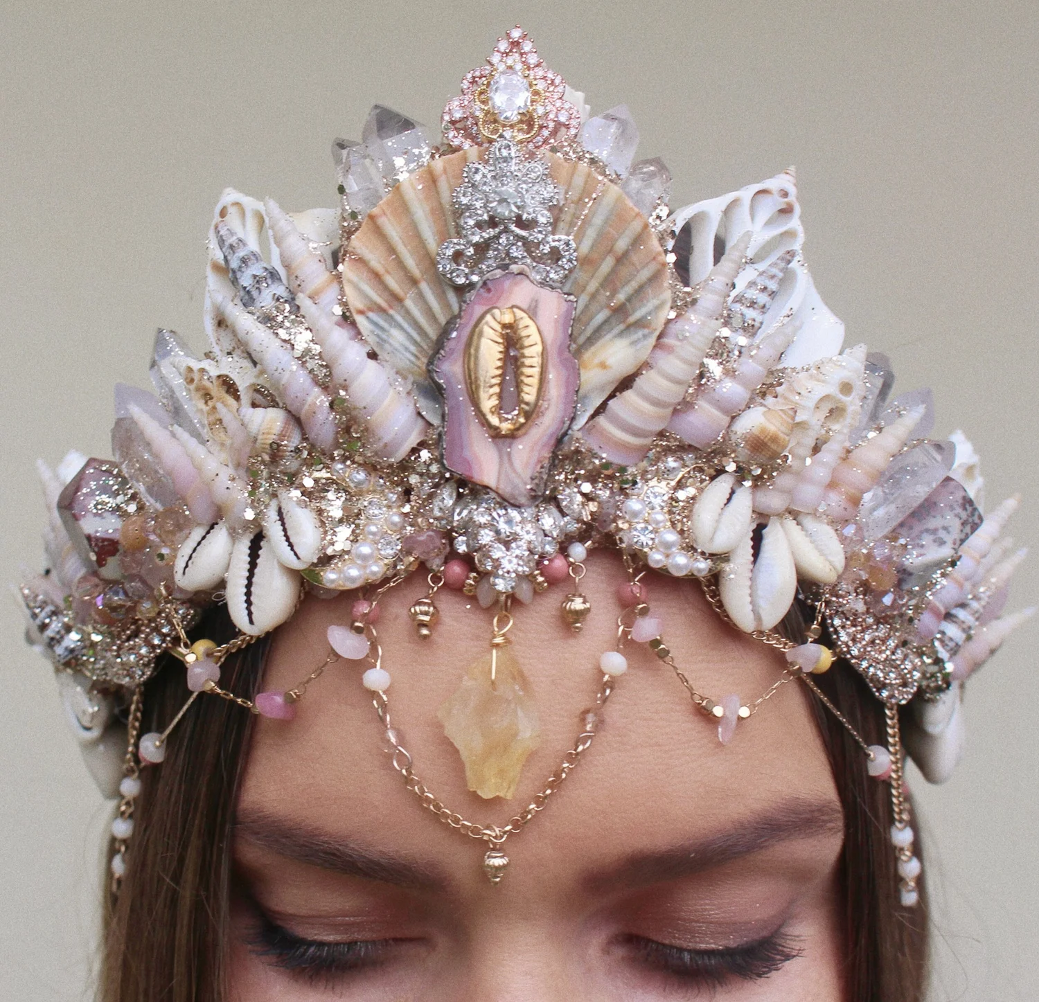 Mermaid Halloween crown. Chelsea flower crowns chelseasflowercrowns - Etsy Australia main image 2