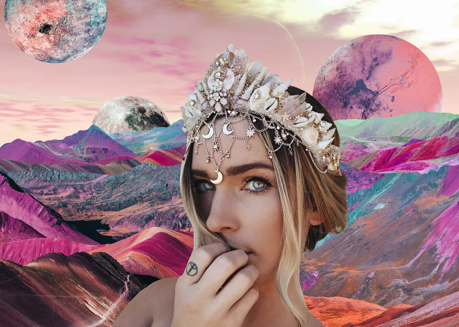 Mermaid Crown by Chelsea\'s Flower Crowns Mermaid Crowns Are The New Flower Crowns, But Way Cooler  main image 3