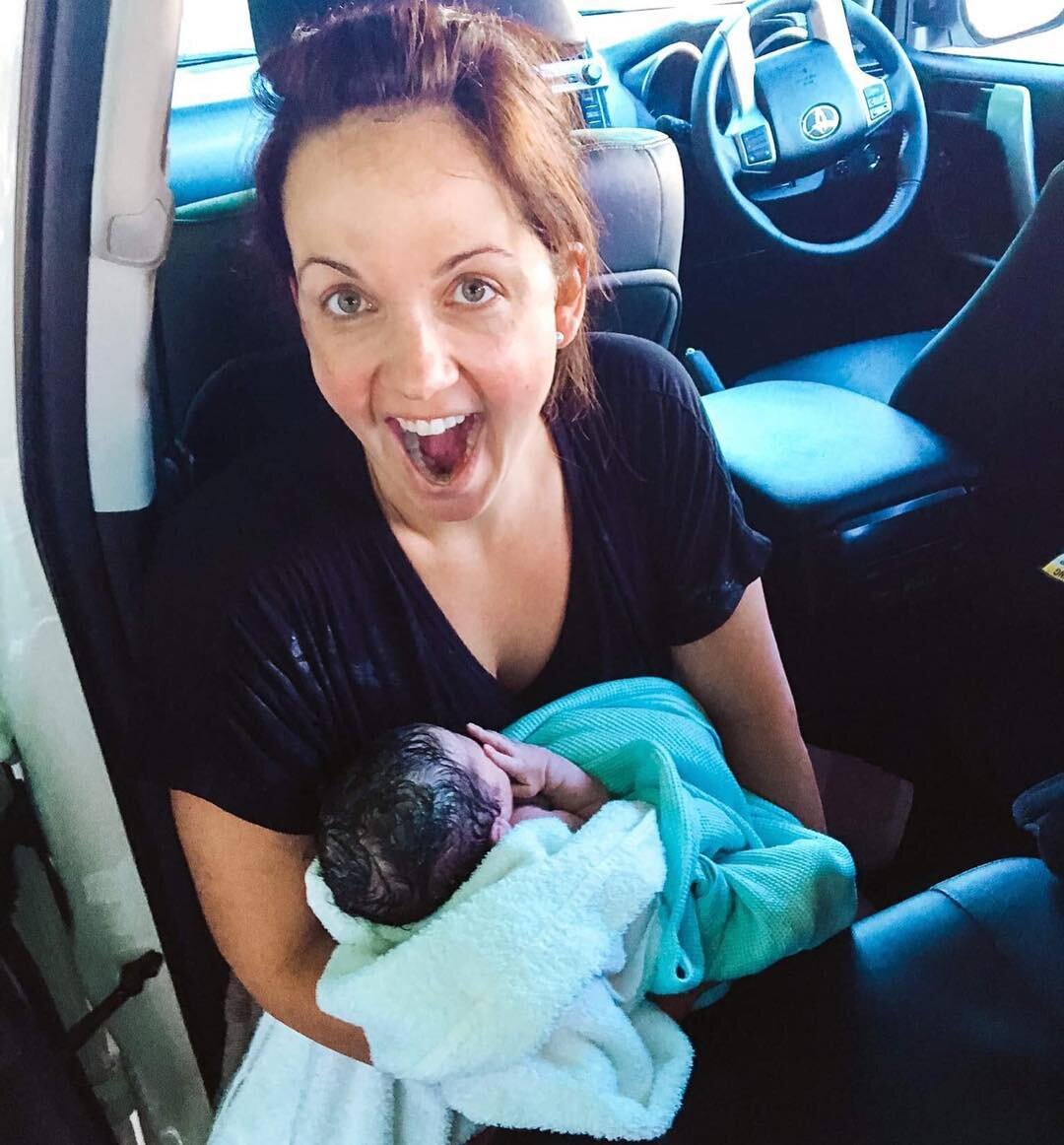 ...And sometimes, this is how it all goes down! I&rsquo;m still reeling from this whirlwind. What a way to learn that our bodies know exactly what to do! What a way to avoid all the unnecessary intervention! What an absolute birthing warrior!! 🙌💪💕
