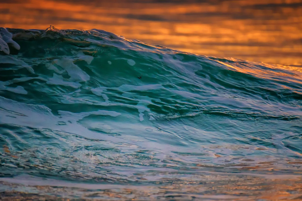 Sunrise beach landscape
