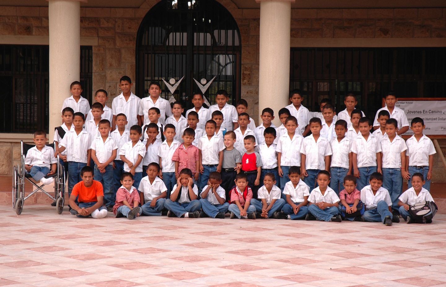 The first group of boys.