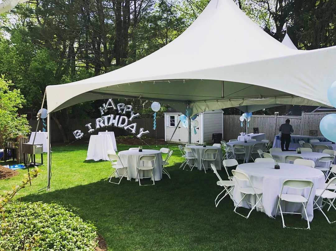 Backyard Tent Rental Bridgewater. South Shore MA Tent & Party Rentals