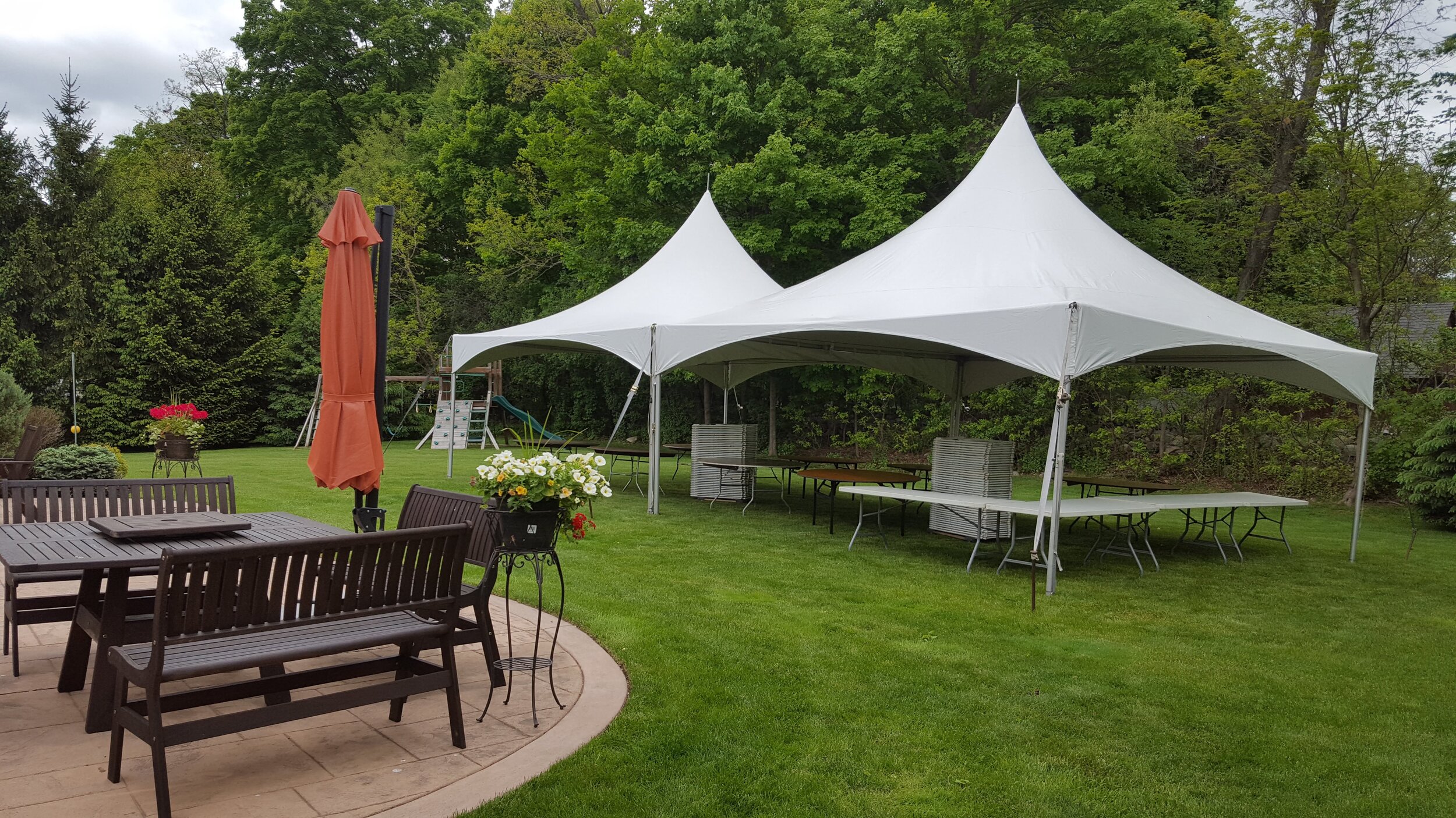 60 Person Tent Rental Package Backyard Tent Rental Bridgewater. Tent