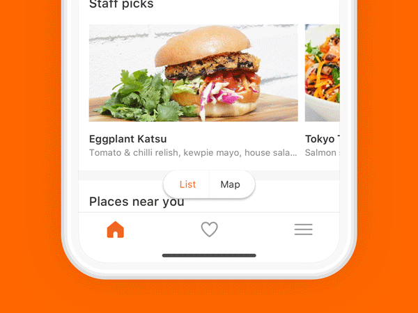 navigation+app+mobile+hey+you+order+ahead+food+coffee+lunch+dinner+ux+ui+design.gif