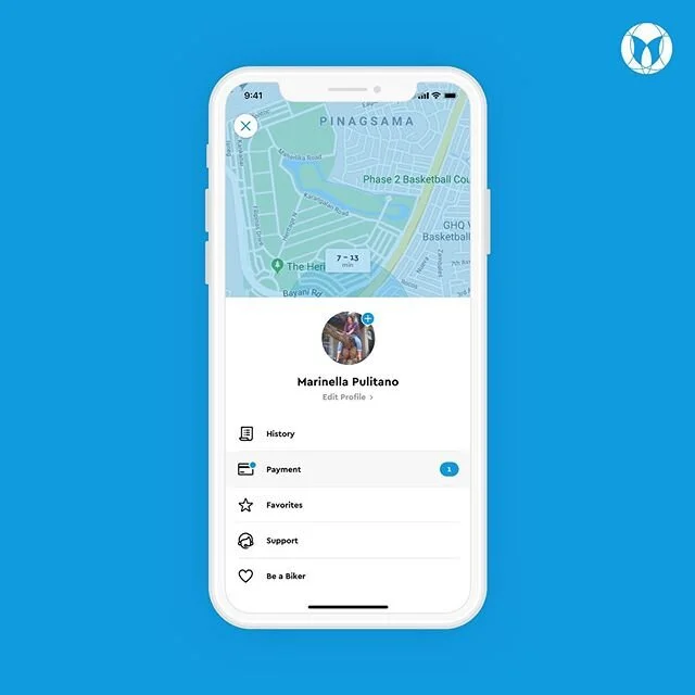 Rushed user interface redesign of the Angkas app with a new menu overlay for Payment sources and methods. The addition of accepting credit/debit card speeds up the process and leaves drivers &amp; riders cashless and carefree #SaveAngkas 💙🏍