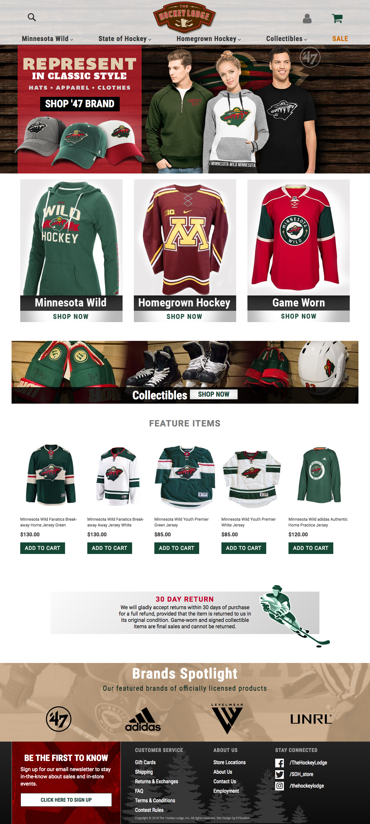 Minnesota Wild - www.hockeylodge.com