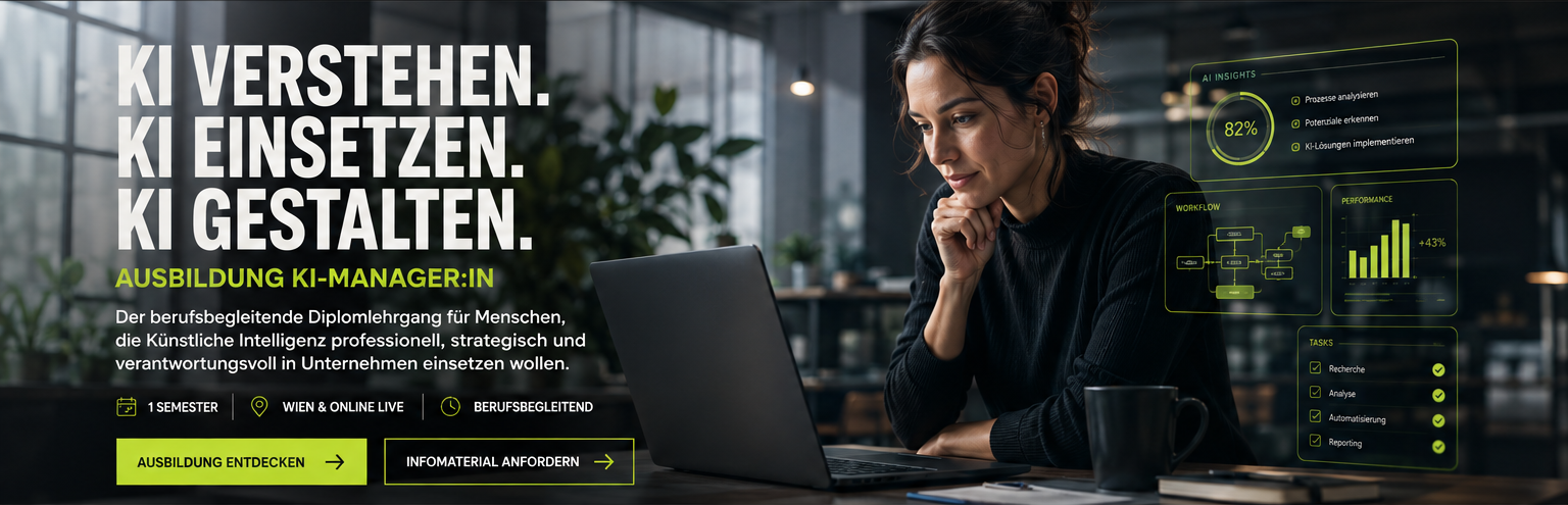 KI-Manager Ausbildung – Diplomlehrgang KI-Management