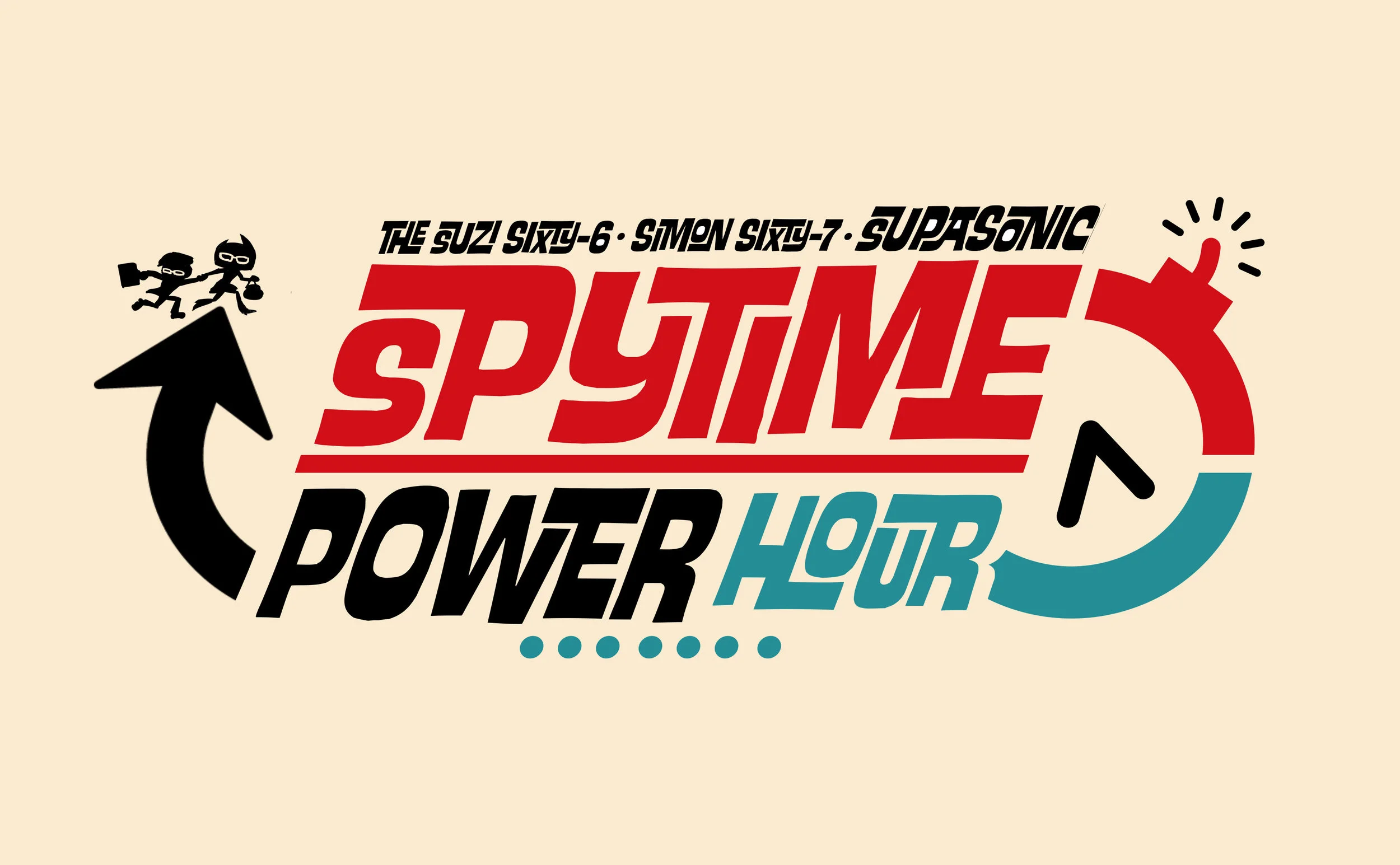 Suzi Sixty-6 and brother Simon Sixty-7 travel in time, stopping fashion, style and gadget disasters before they happen! It's another exciting episode of the SupaSonic SpyTime Power Hour !