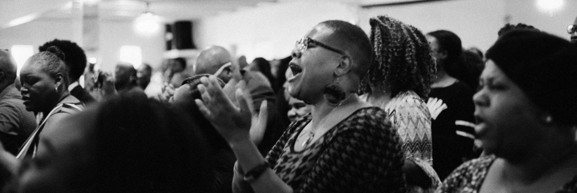 Church service. Image from “Artbound” How Sweet The Sound: Gospel In Los Angeles ABs10 Gospel (KCET)