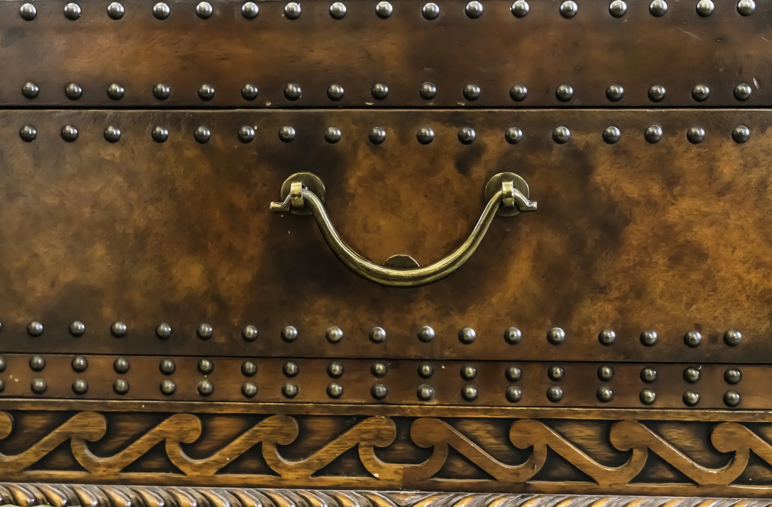 Detail of chest at Queen Victoria Hotel, Victoria Falls