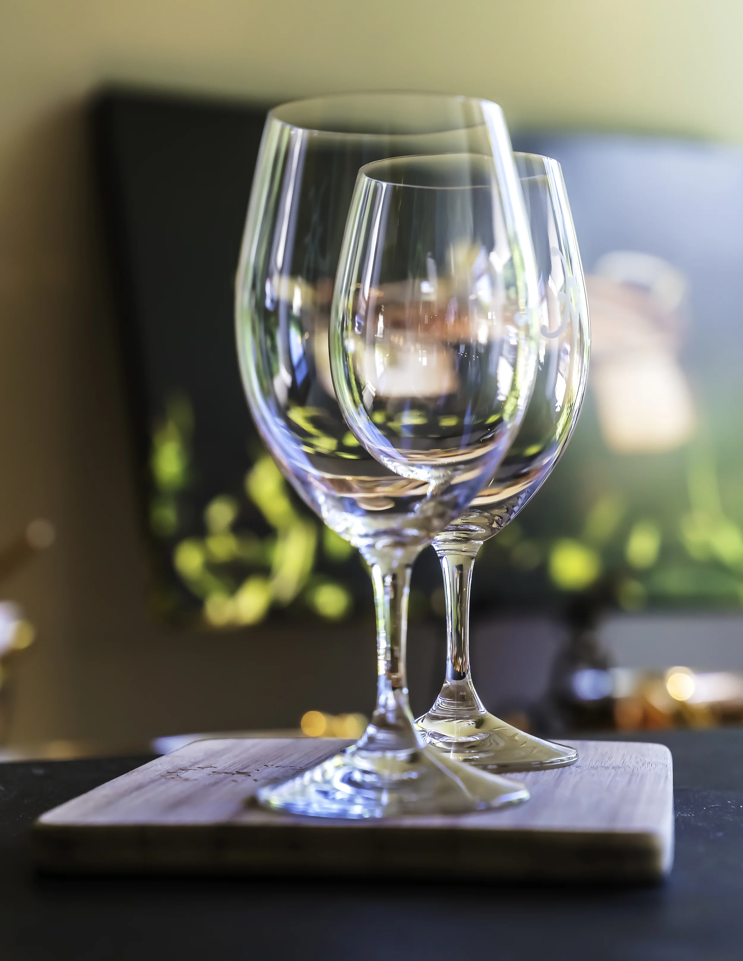 Napa wine glasses