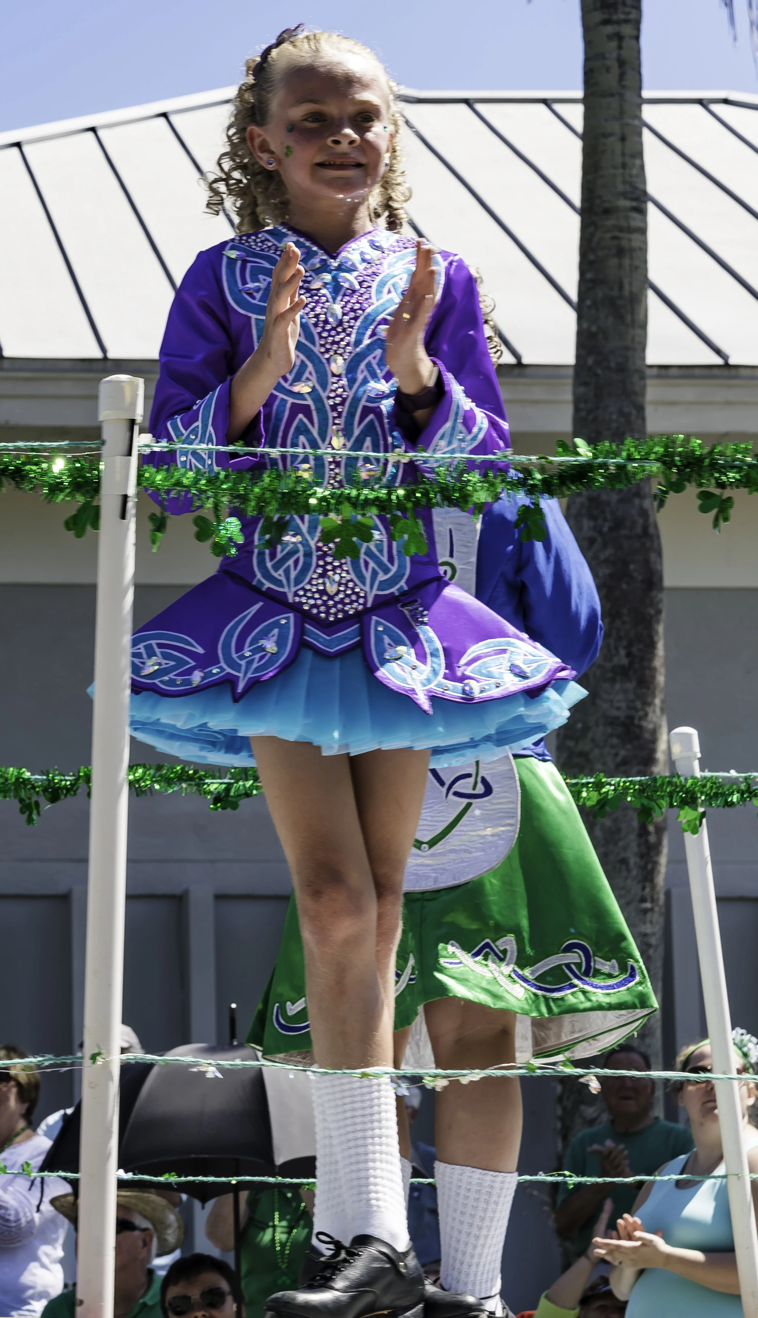 Irish Dancer at the St. Patrick's Day parade, Naples, FL