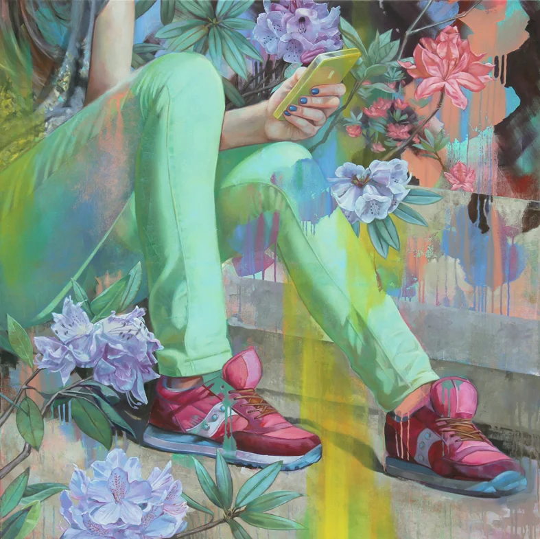 Azalea and rich blossoms