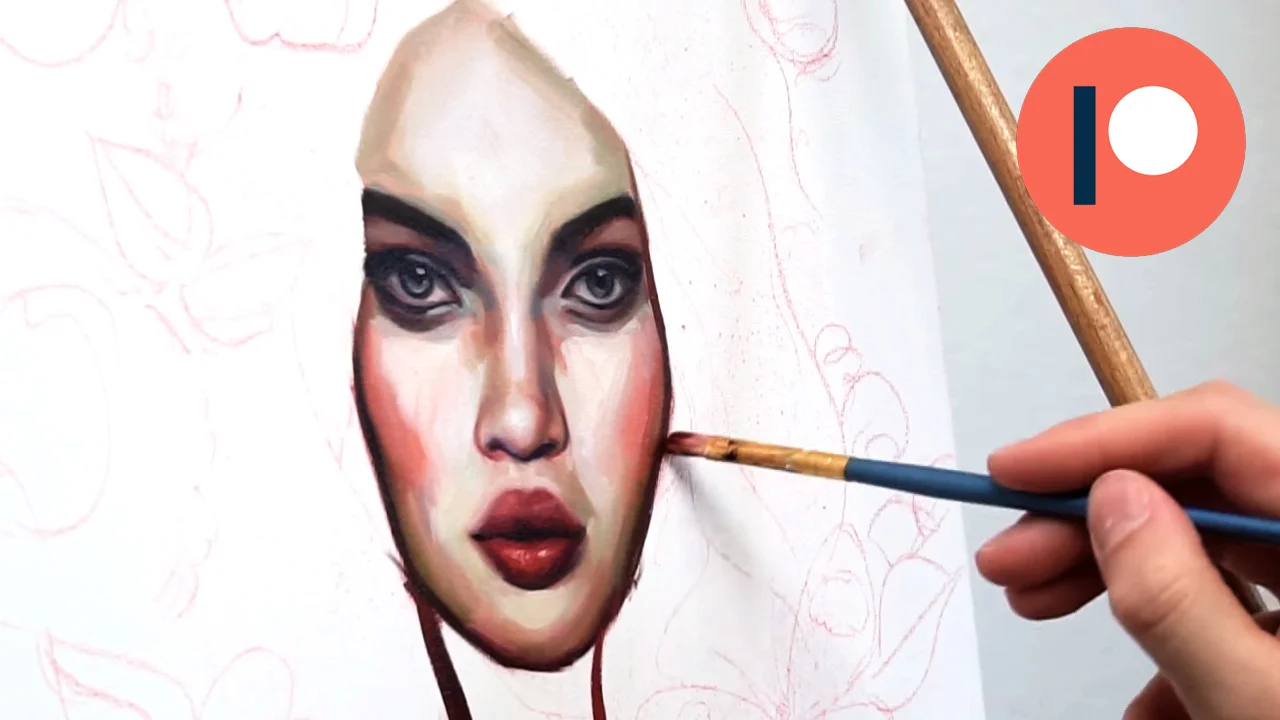 Portrait Painting Process