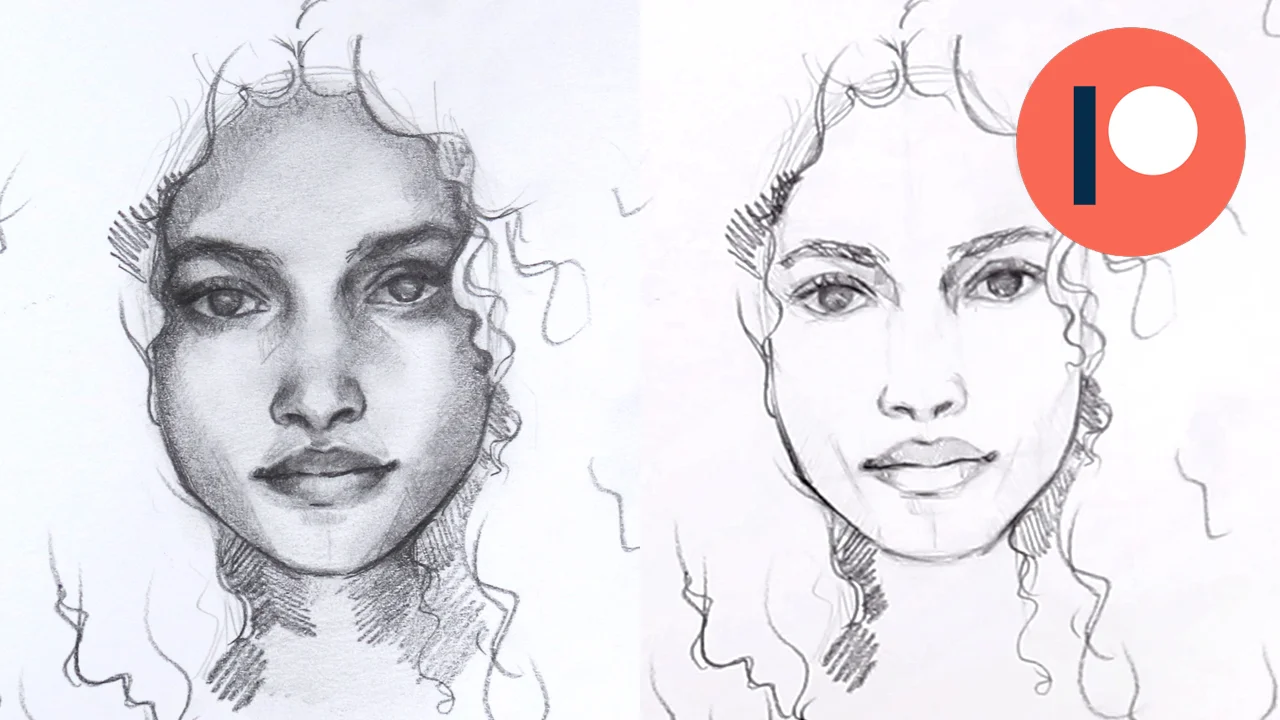 How to draw a face!
