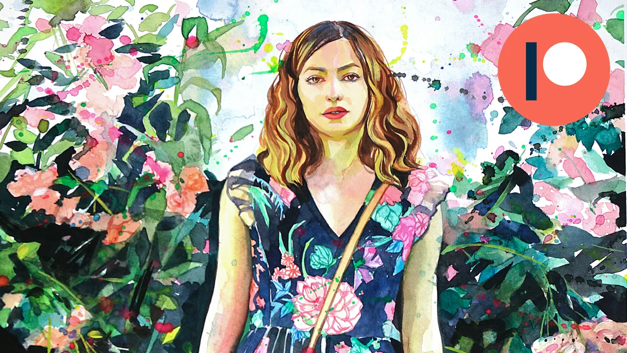 Full Painting Process: Watercolors & Gouache // Flowery Sanctuary