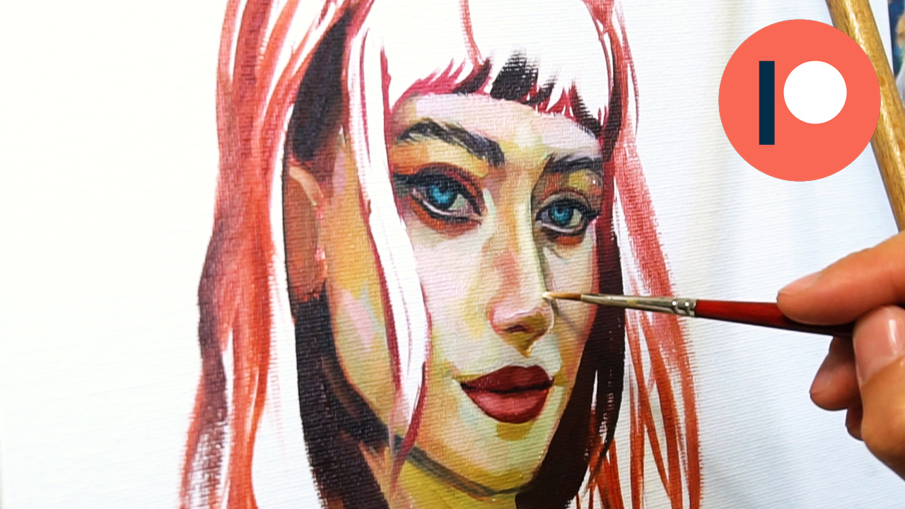 Portrait Lesson With Oils // Second Layer!