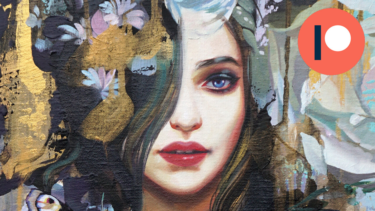 Step-By-Step Oil & Acrylic Portrait Painting: Gold Rush