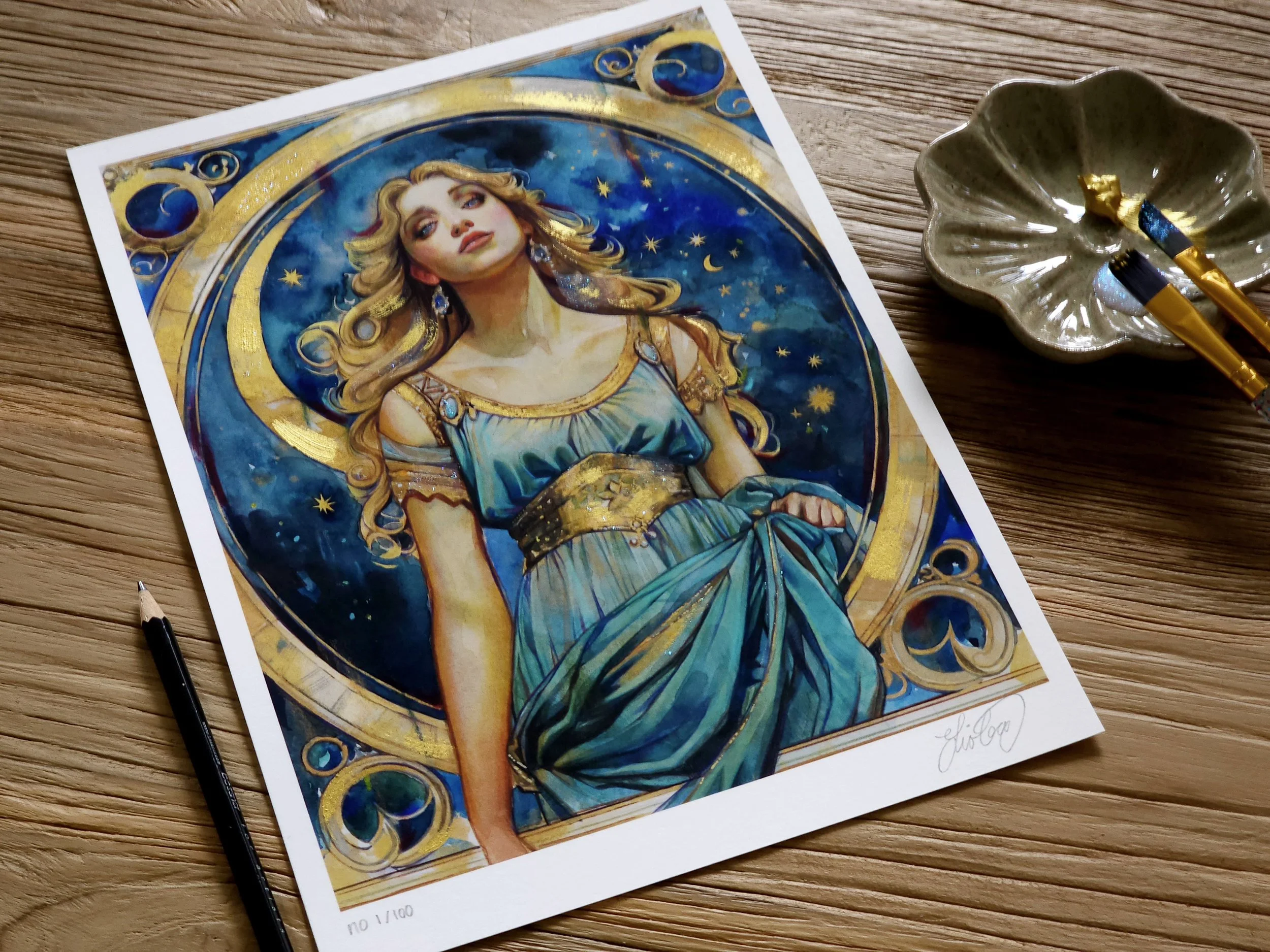 'Selene' Limited Edition Fine Art Print — Lioba