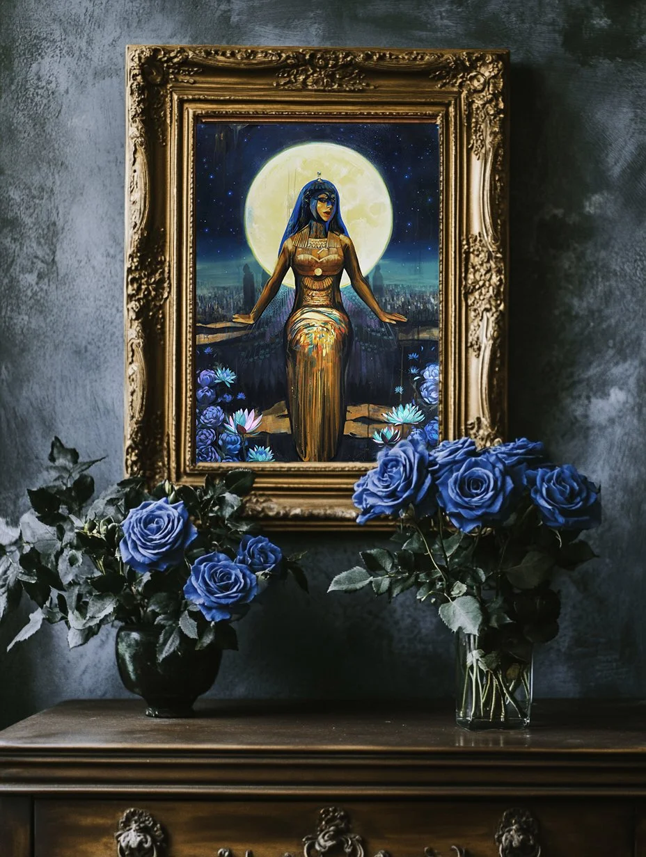 gold frame with blue roses.jpg