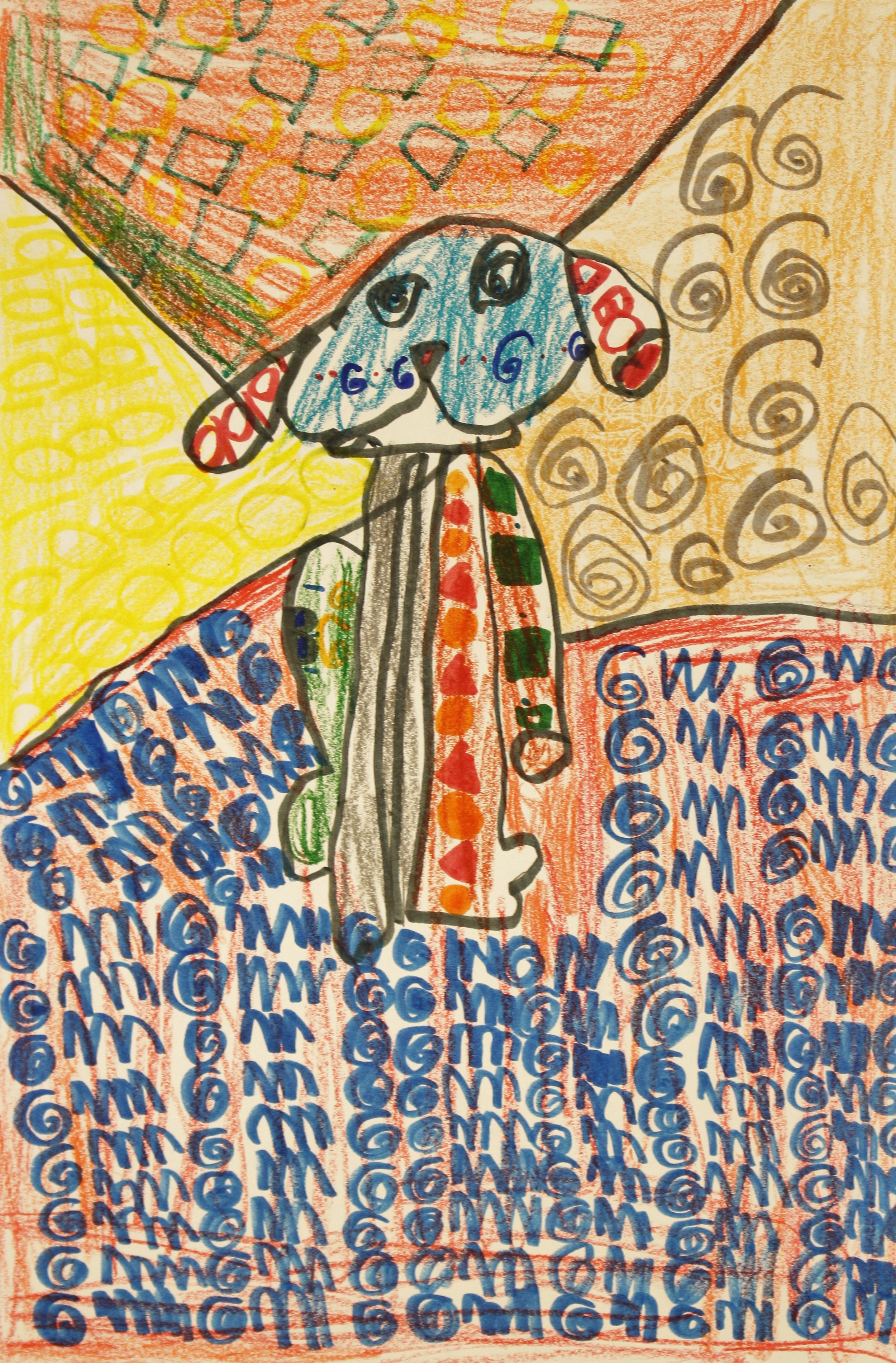 1st Grade: Ryan Coleman (Romero Britto Puppy)