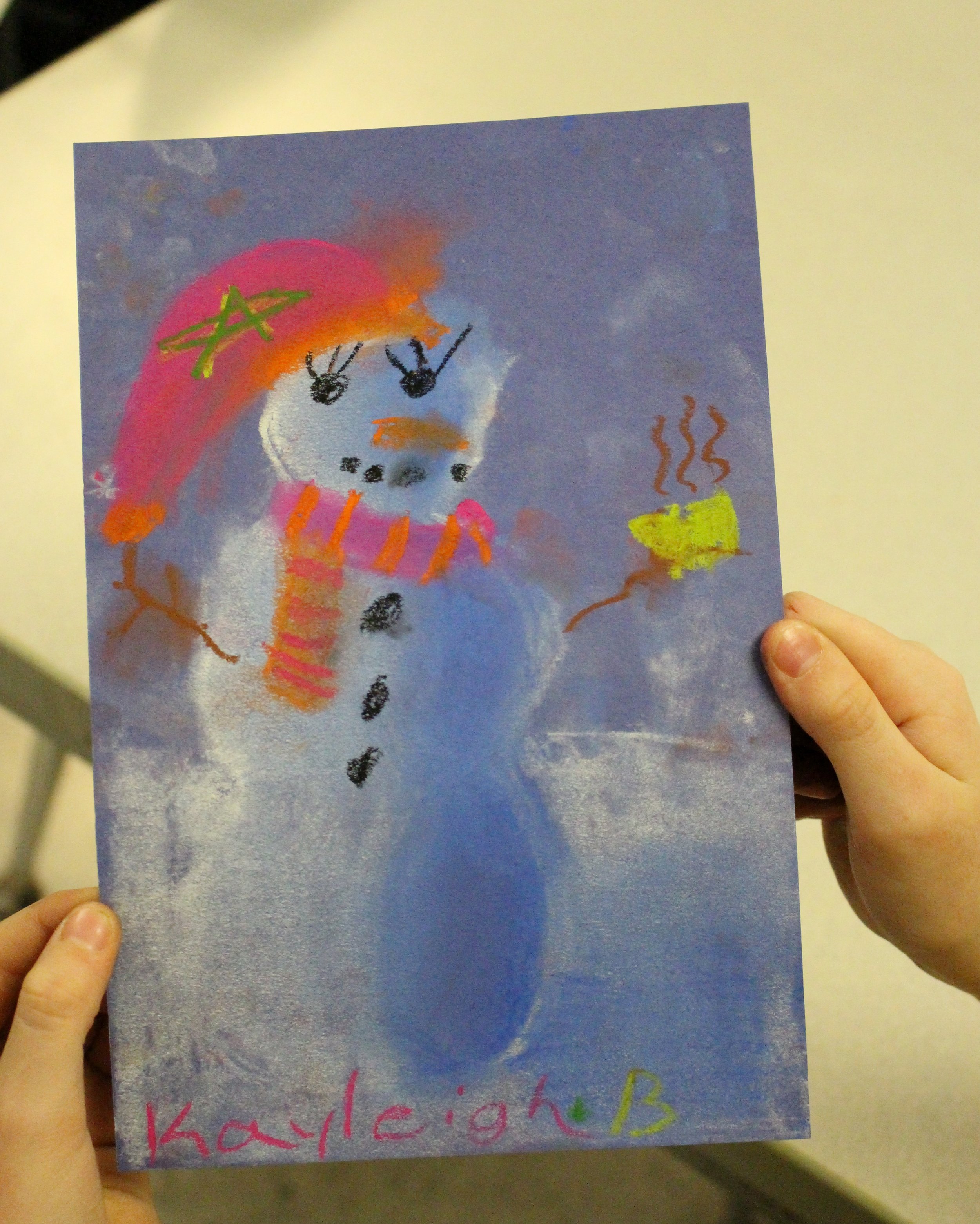 Third Grade: Kayleigh Burton (Snowmen At Night Practice)