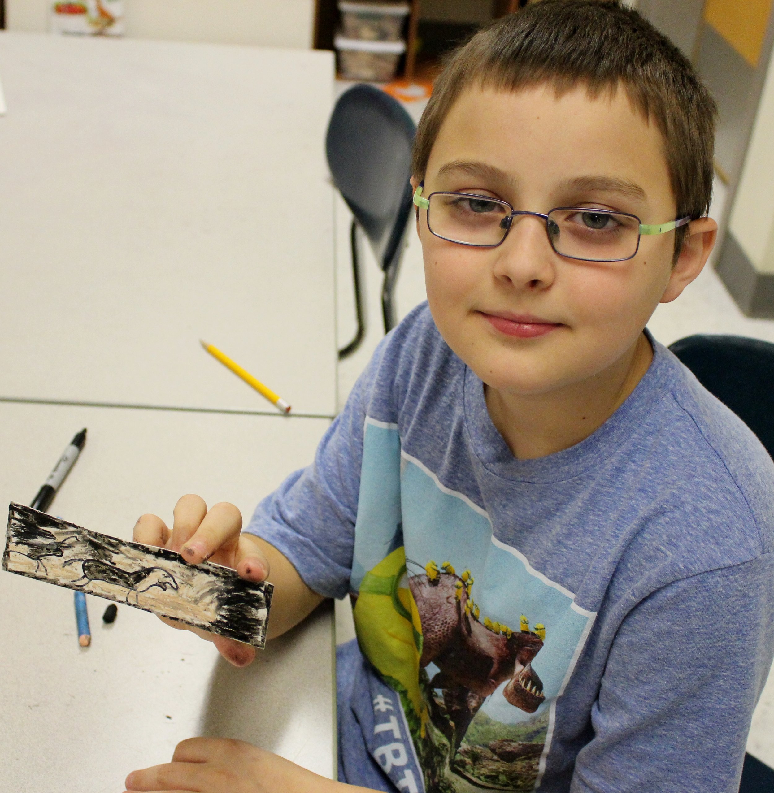 Fifth Grade: Robert Jeffers (Art History Sculpture:Work in Progress)