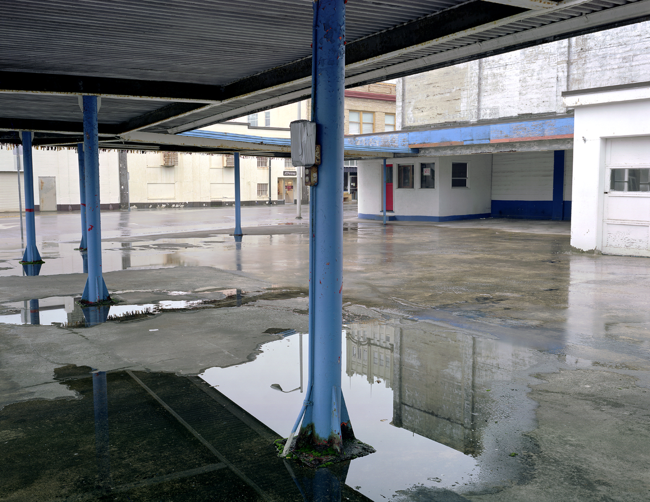 Abandoned Car Lot, New Year's Day 