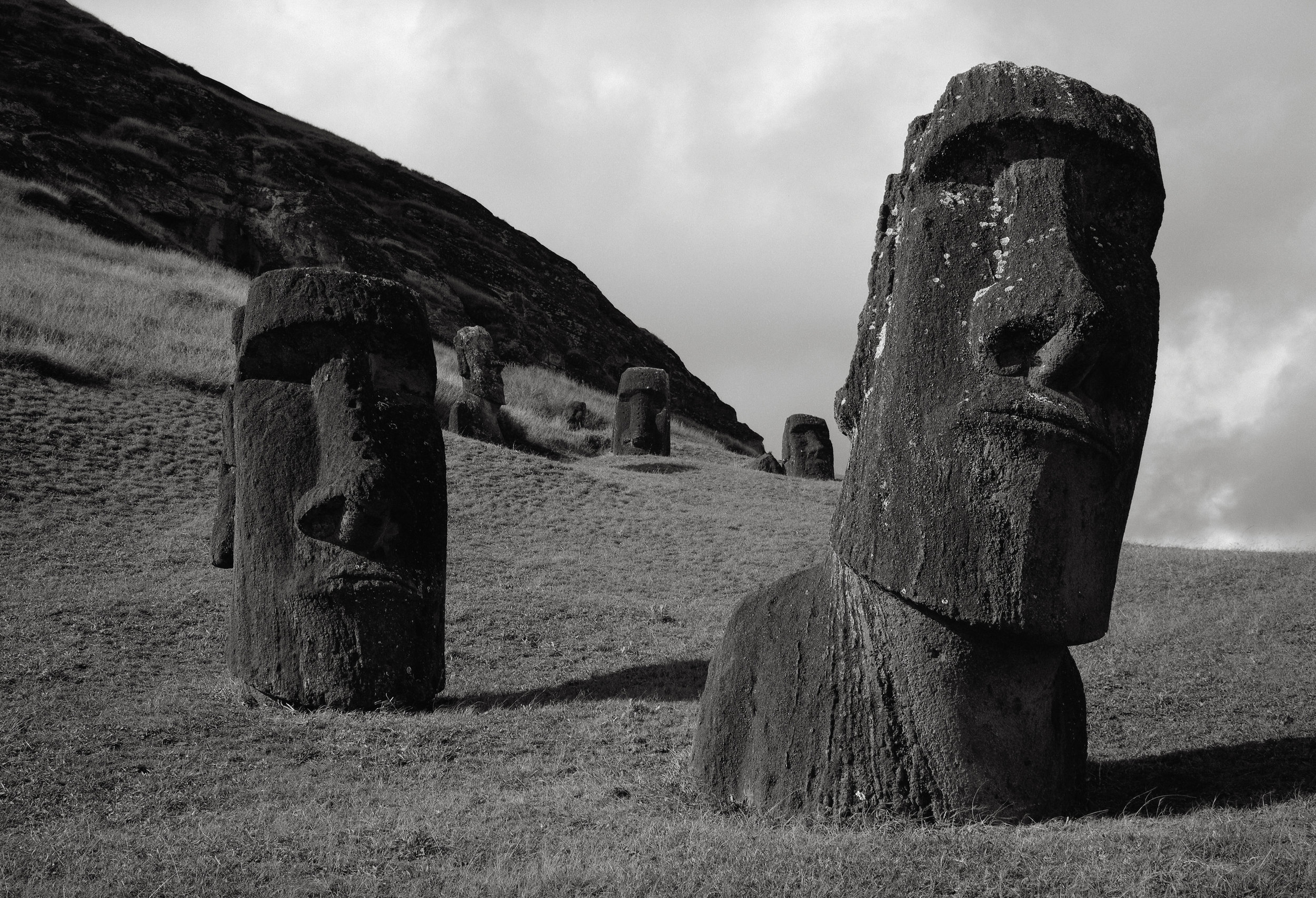 Moai, Rano Raraku, Easter Island 