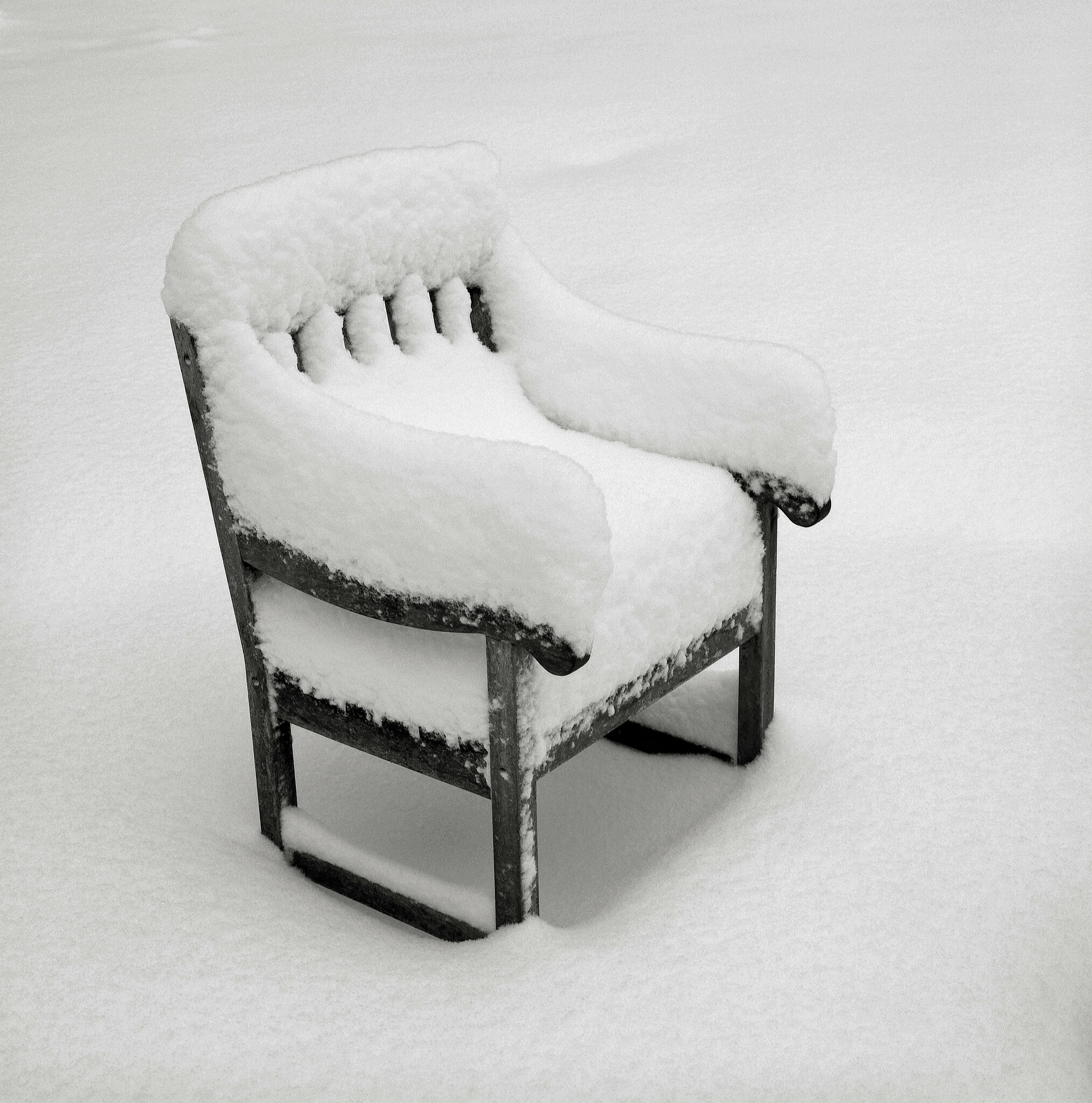 Chair in Snow, Portland 