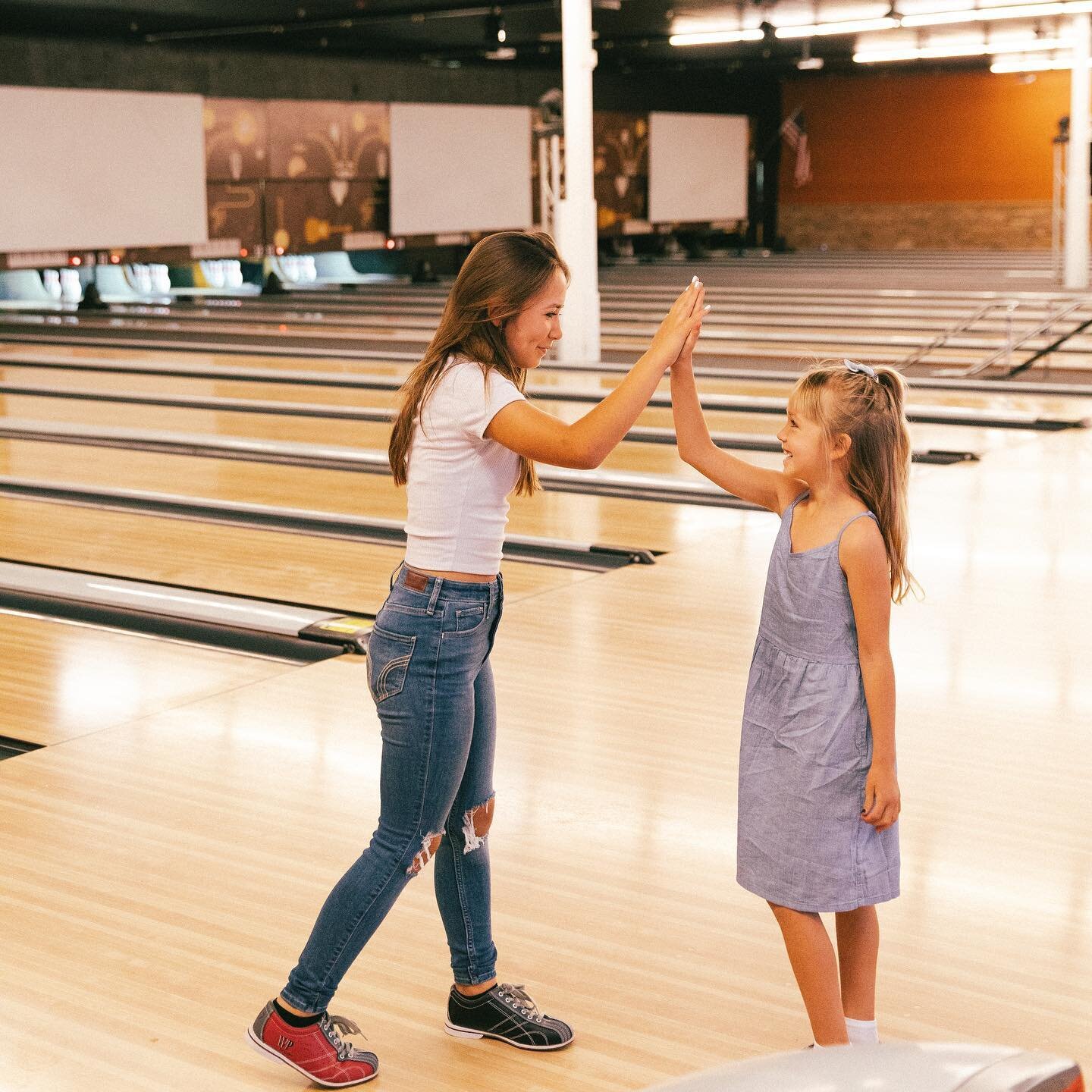 Not to brag, but we even help siblings get along 😉 Get the kids out and on the lanes today from 2pm-10pm 🎳 #TemeculaLanes