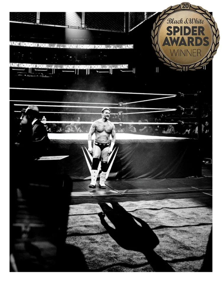 Wrestling Honoree and Nude Nominee - Black &amp; White Spider Awards