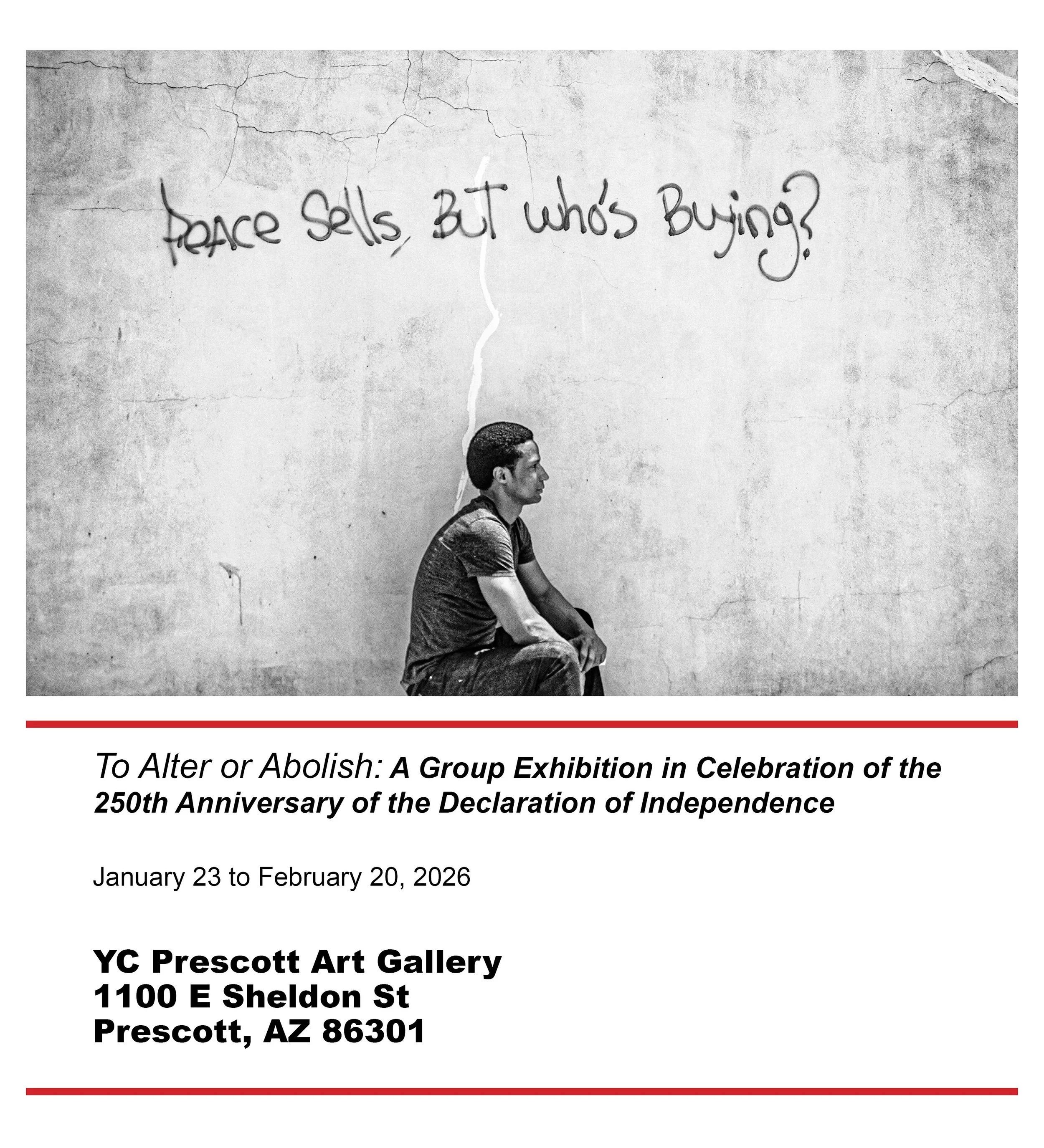 To Alter or Abolish at YC Prescott Art Gallery