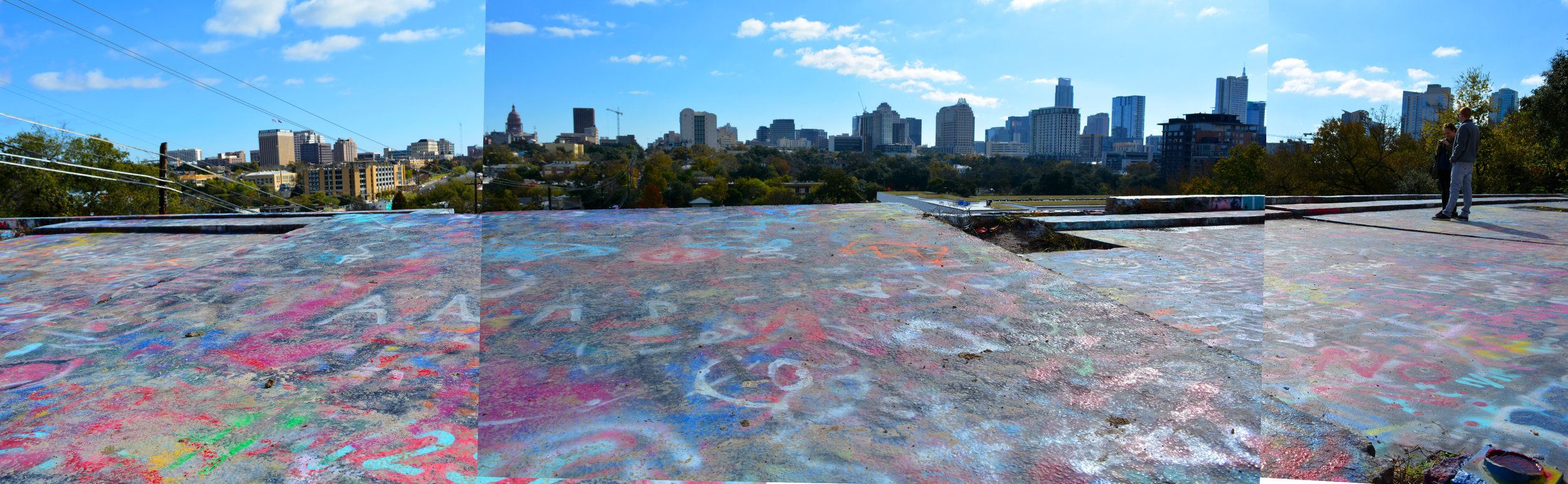 The city view from HOPE Outdoor Gallery