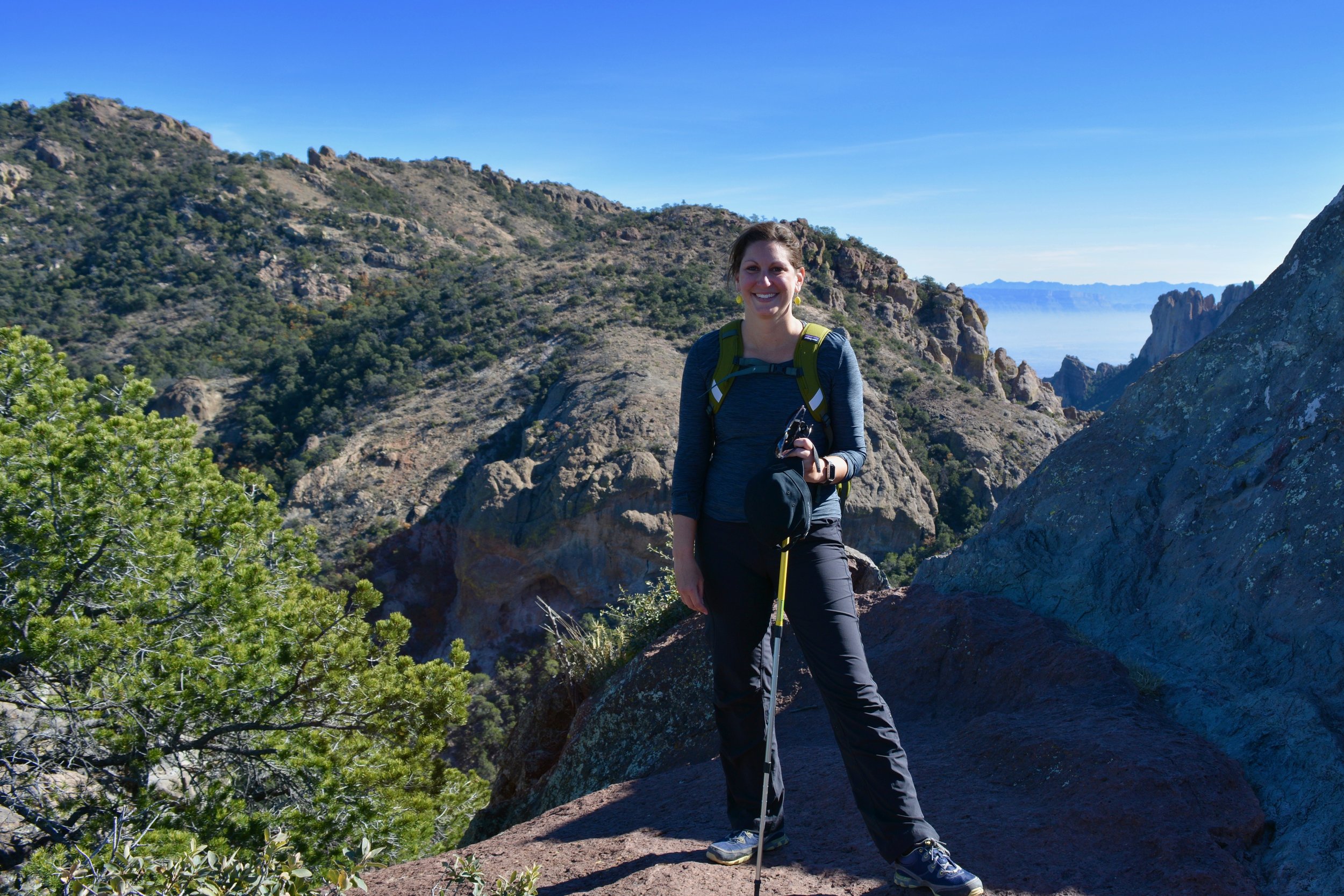 Me at the top of Lost Mine Trail