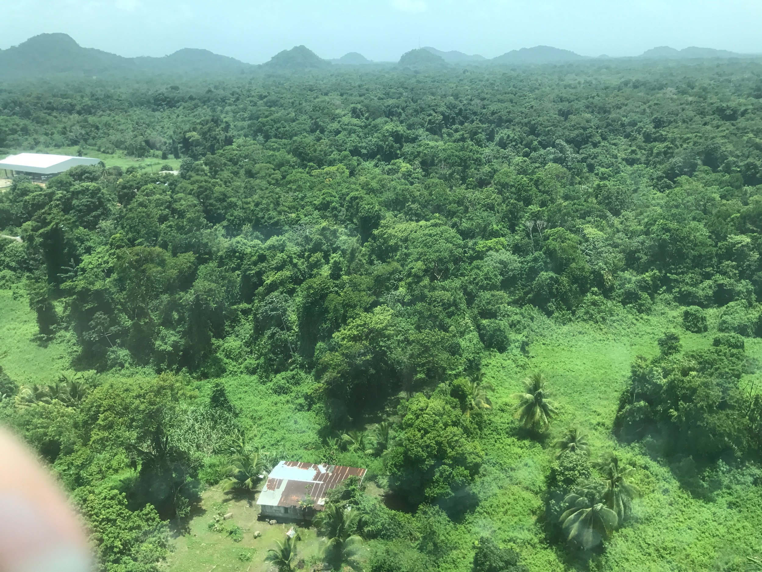 Just outside of PG, shortly after takeoff