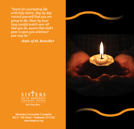 Mail Appeal Collateral for the Sisters of St. Benedict