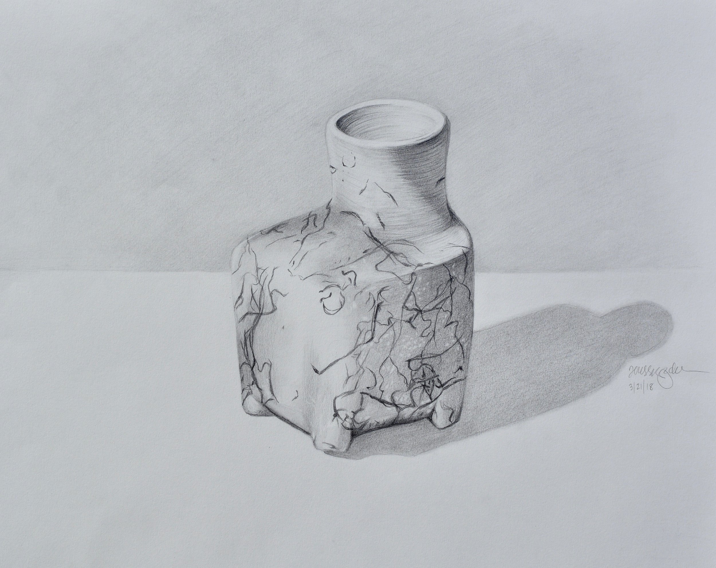 Horsehair Pottery Still Life