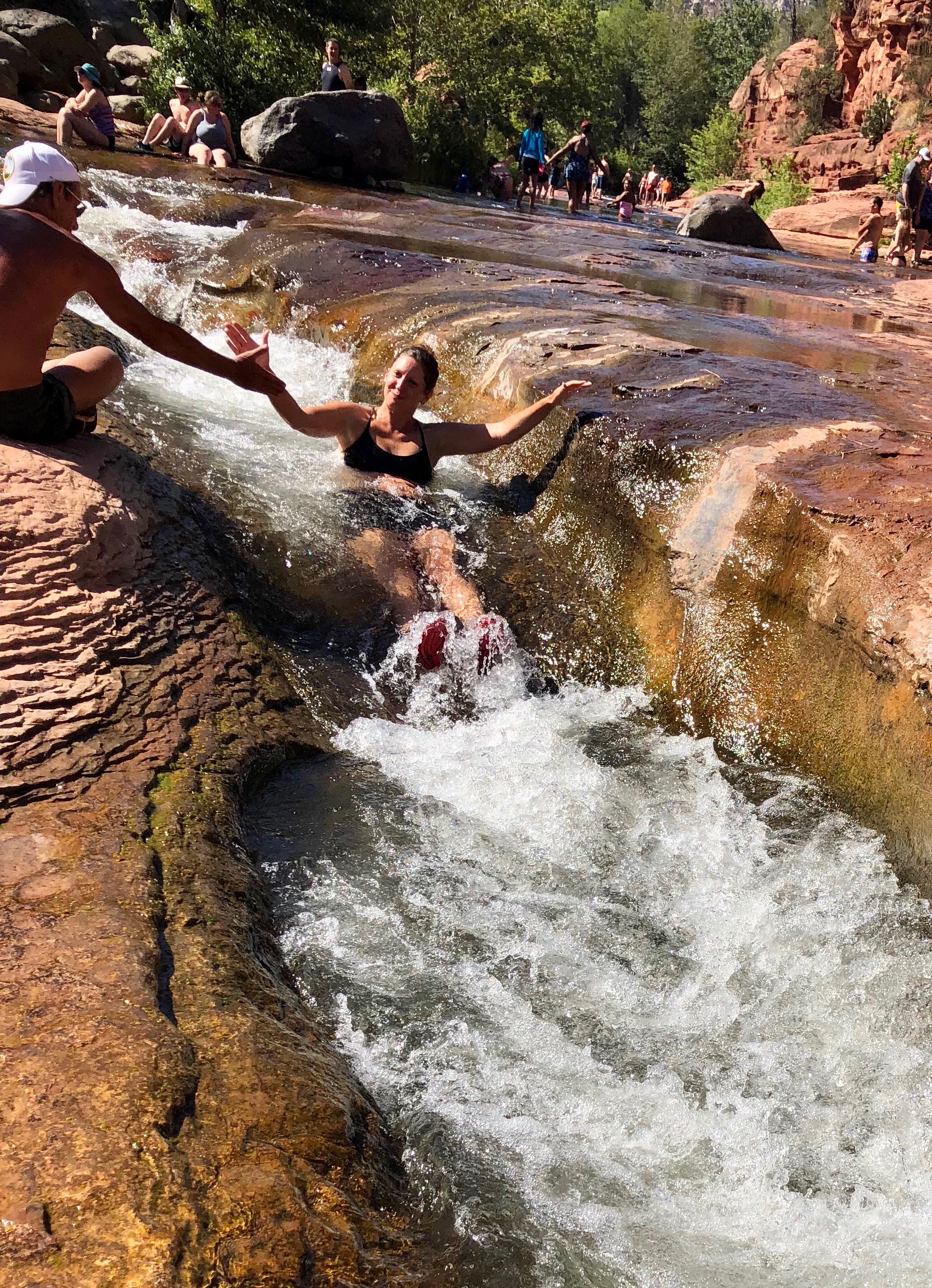 Me at Slide Rock State Park