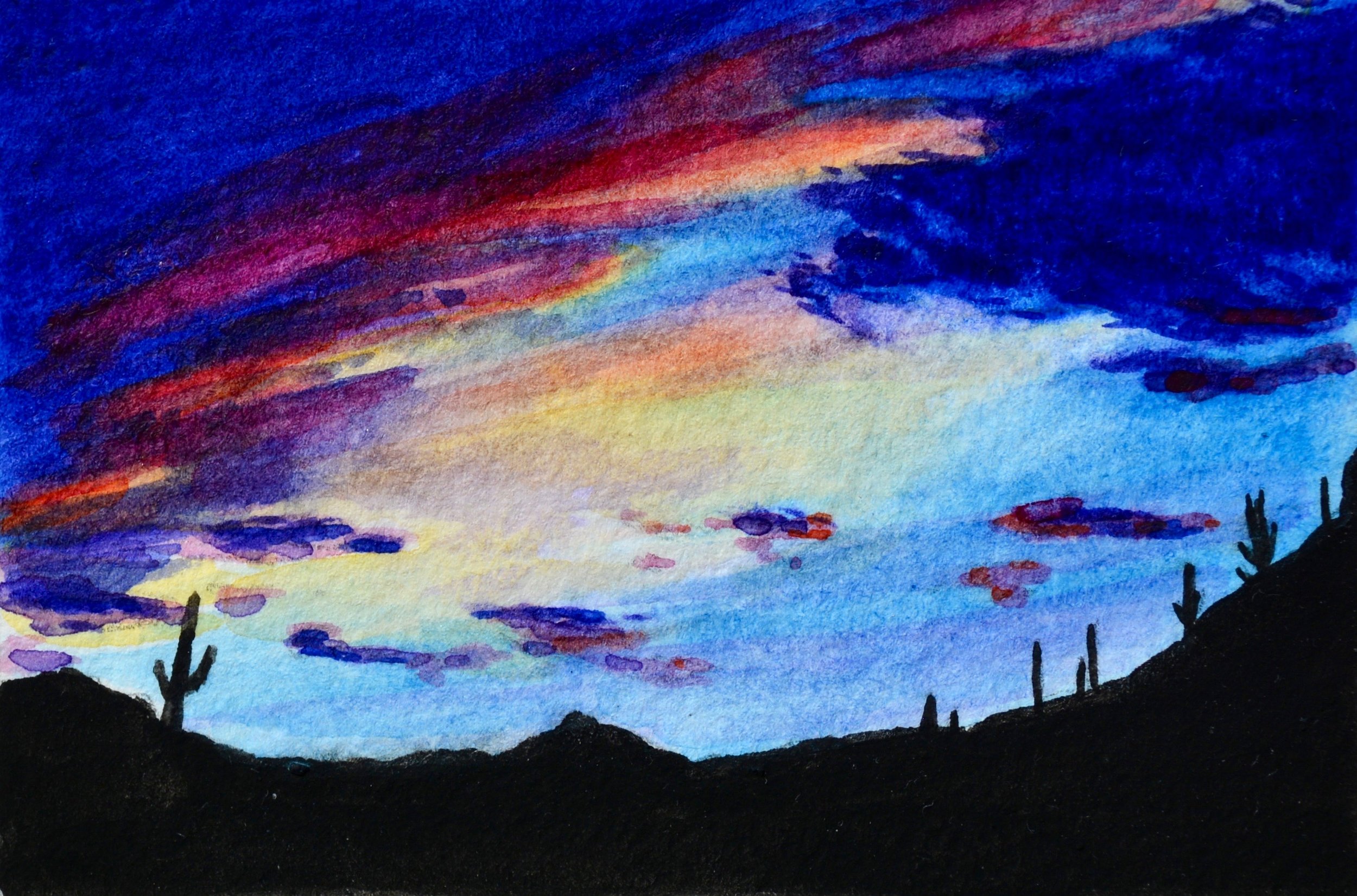 "Tortolita Mountains, Marana, Arizona: 7/28/18, 19:33:28" SOLD