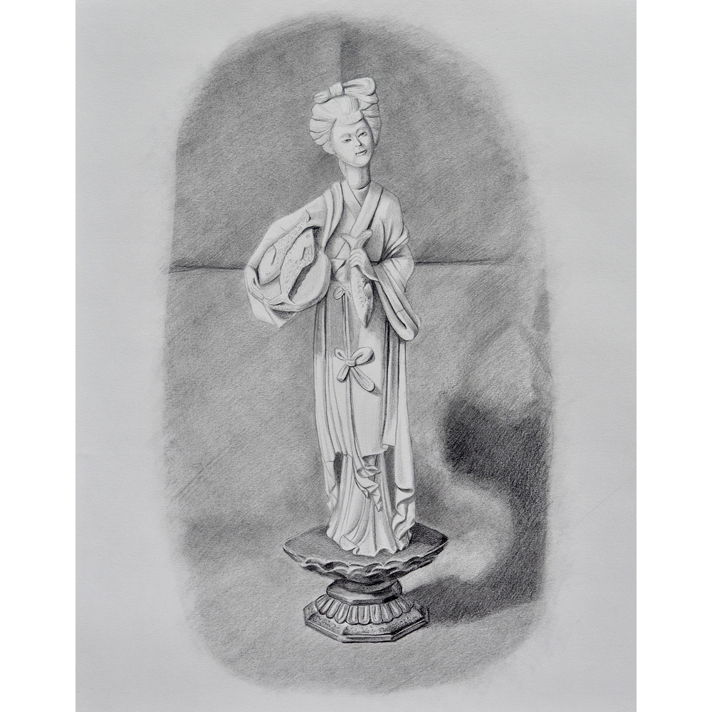 “Asian Figurine Still Life” For sale as of this blog posting