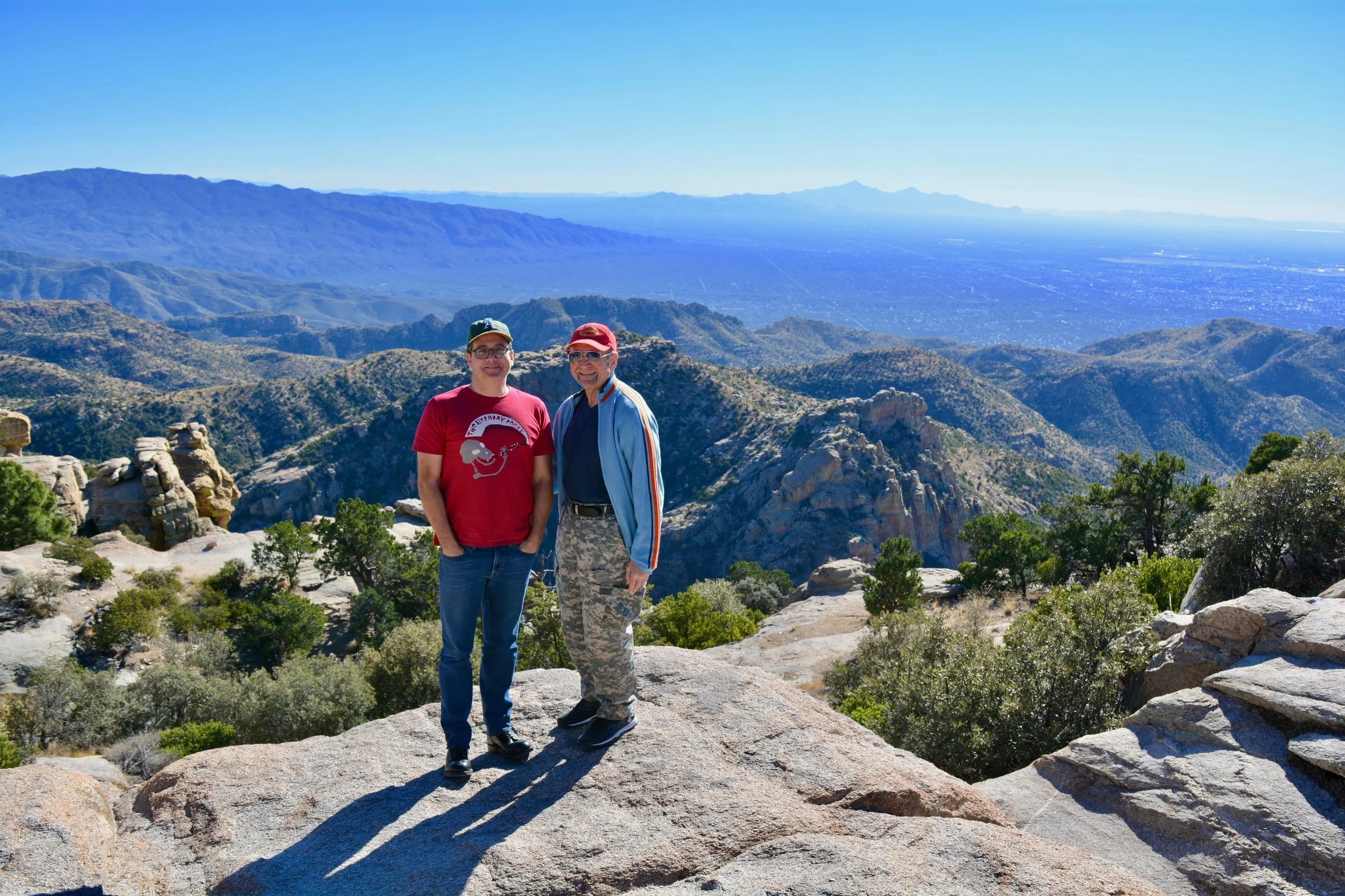 Aaron & Bobby on top of Mt. Lemmon