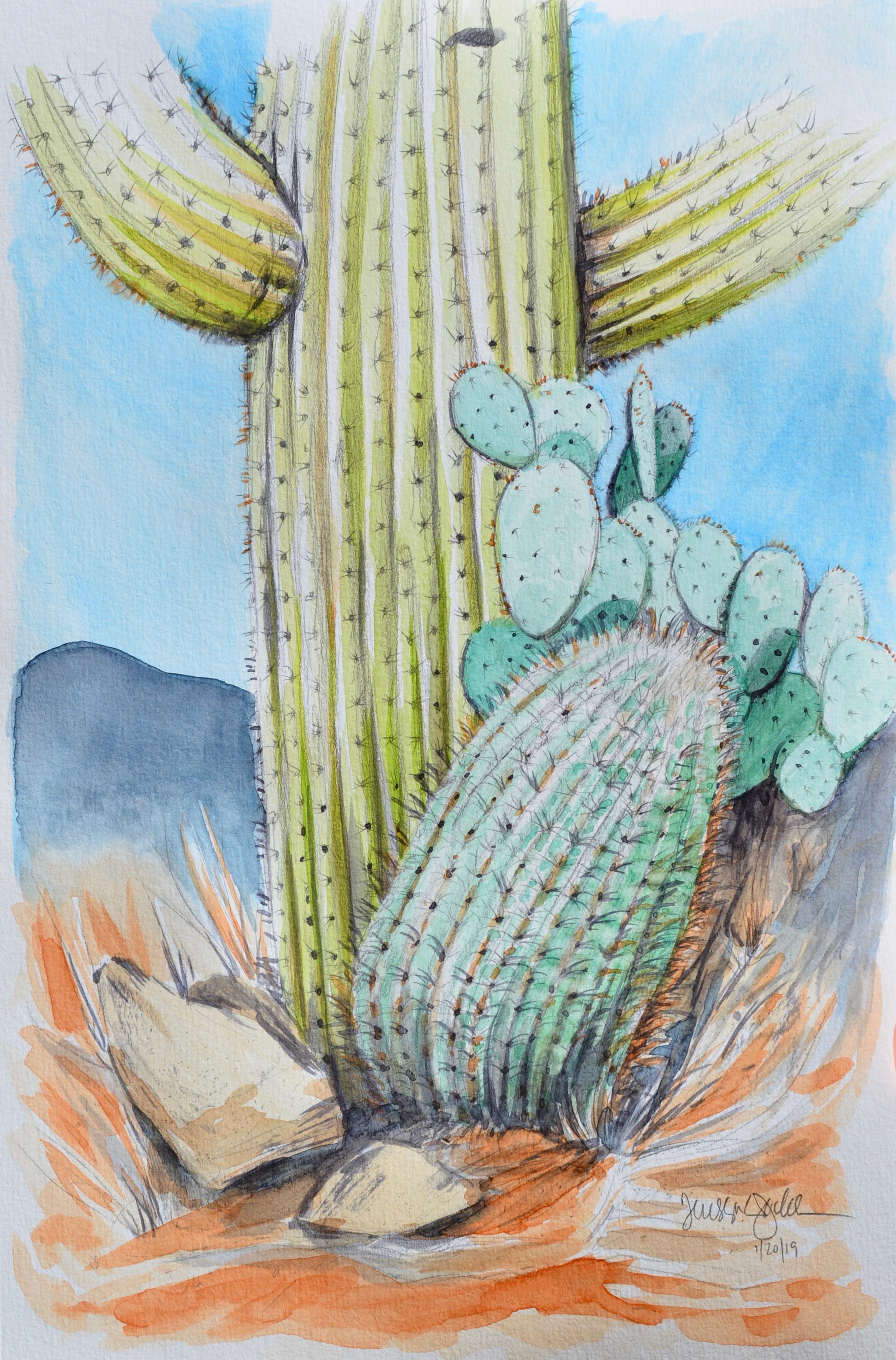 “Fraternal” For sale as of this blog posting 9x12” No original photo, as this was created in nature