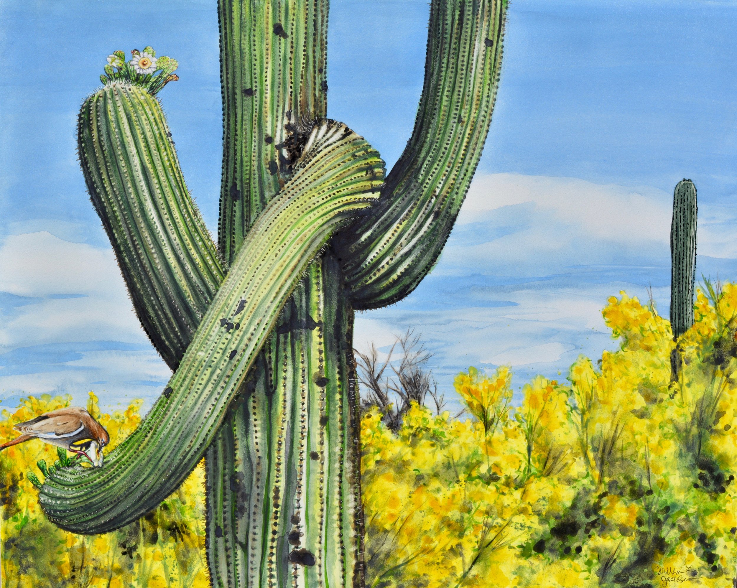 “Sunday Afternoon in the Park” 20x16” on Aquabord This piece is on hold for exhibition and sale at my solo show at Agua Caliente Ranch House Gallery in Tucson, AZ, from 3/21/2020 - 4/22/2020.