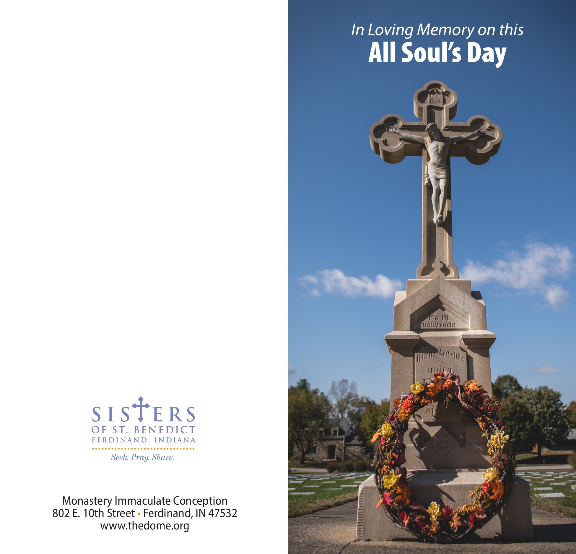 Collateral for Mail Appeal for the Sisters of St. Benedict