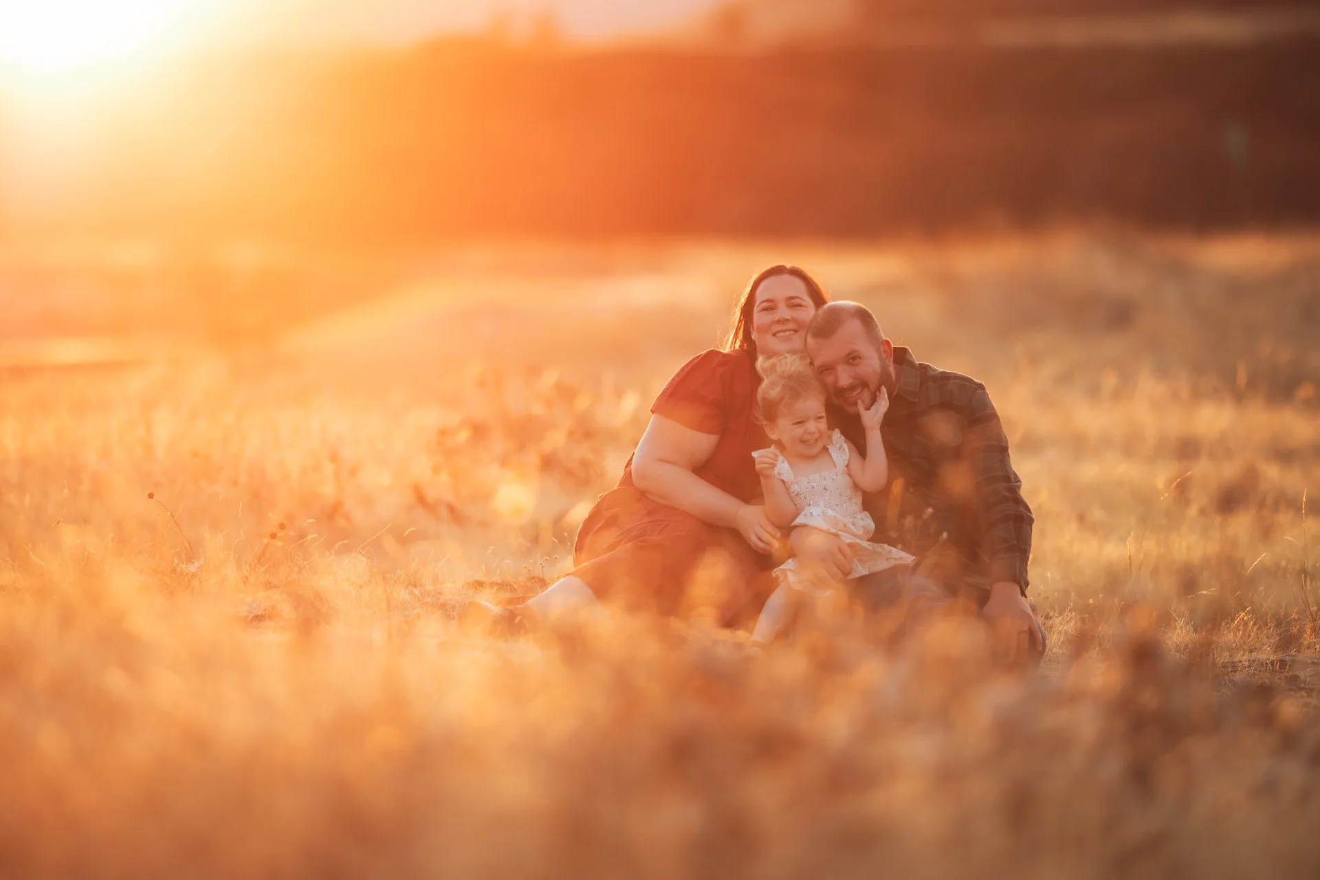 Family session at in the Columbia River Gorge, Oregon