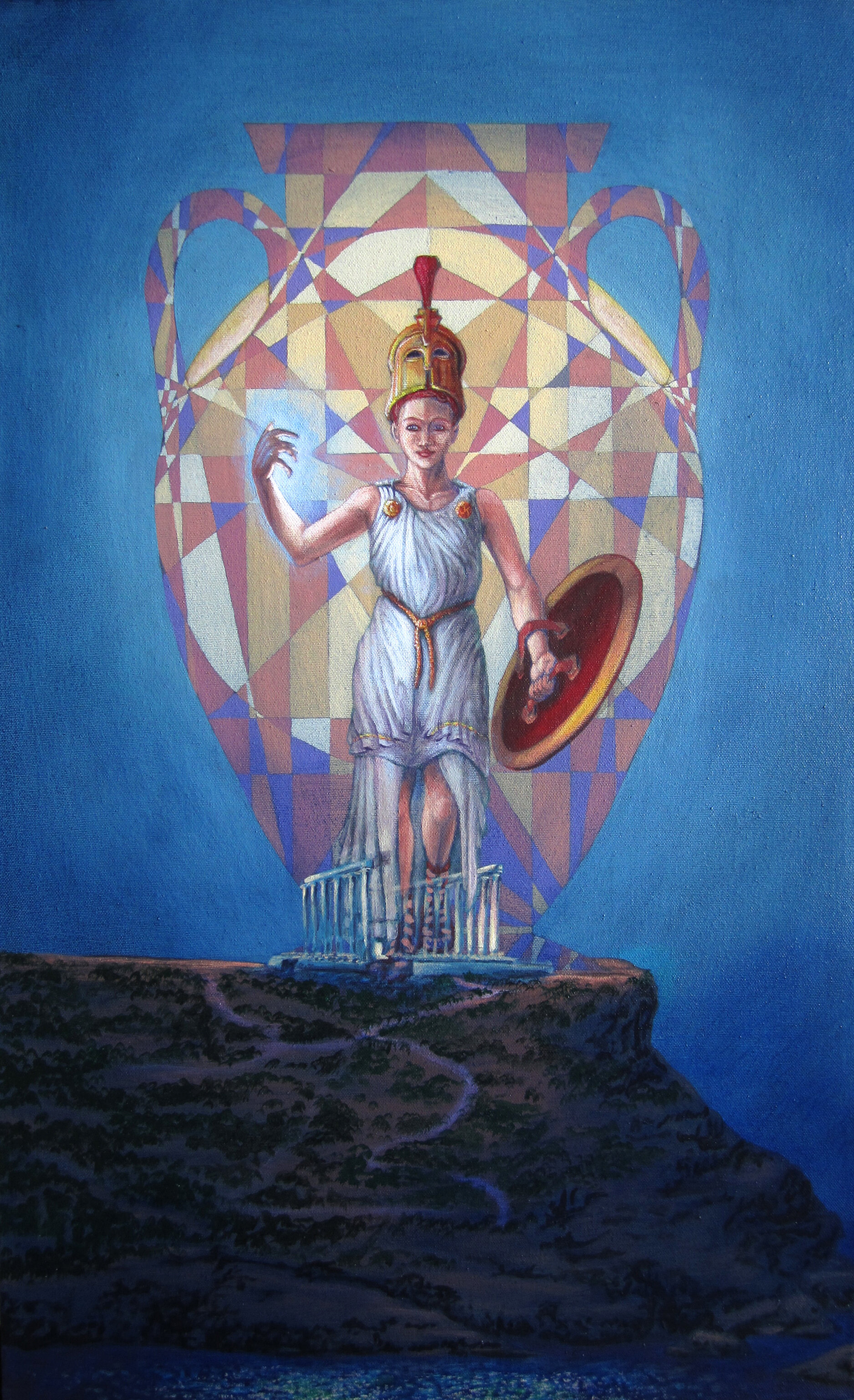 Athena at Poseidon's Temple