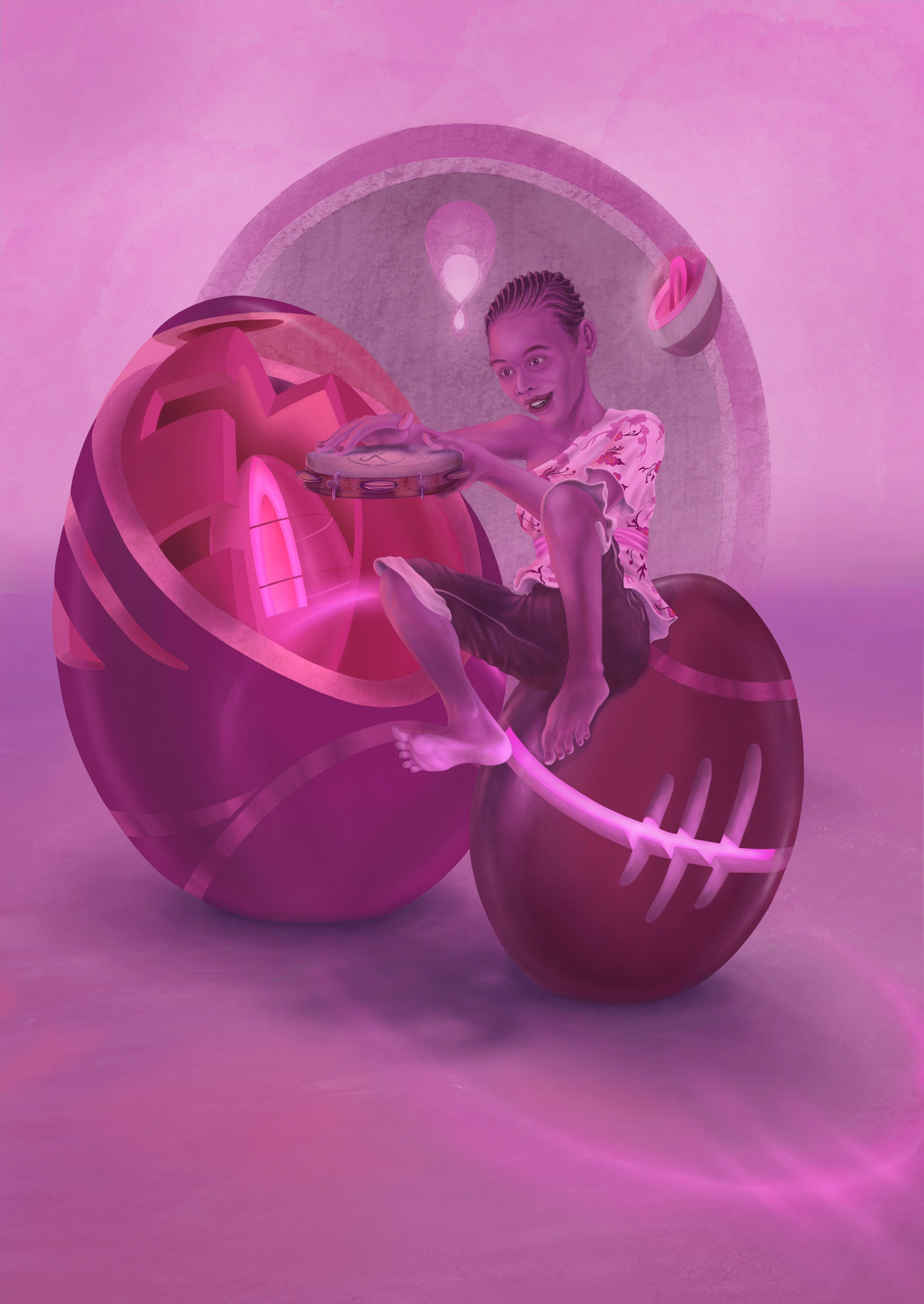 Red/Purple - Slightly Analogous