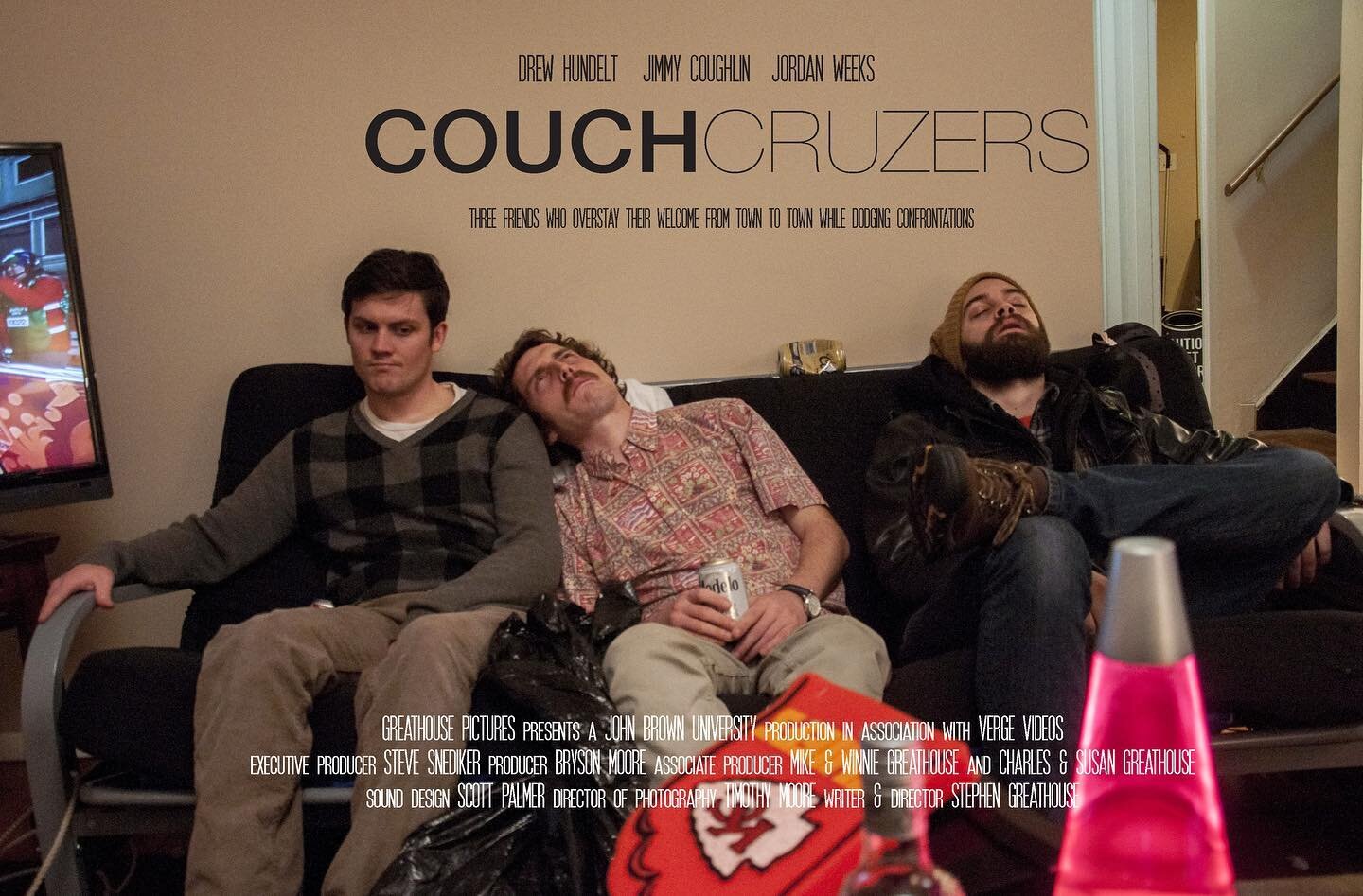 If your in St Louis and work in the commercial/narrative film Industry I'd love to invite you to the private premiere of my TV Pilot, CouchCRUZERS. The event starts at 6:30p with drinks, popcorn, and fun with my new RED V-Raptor! We'll be at the Gasl